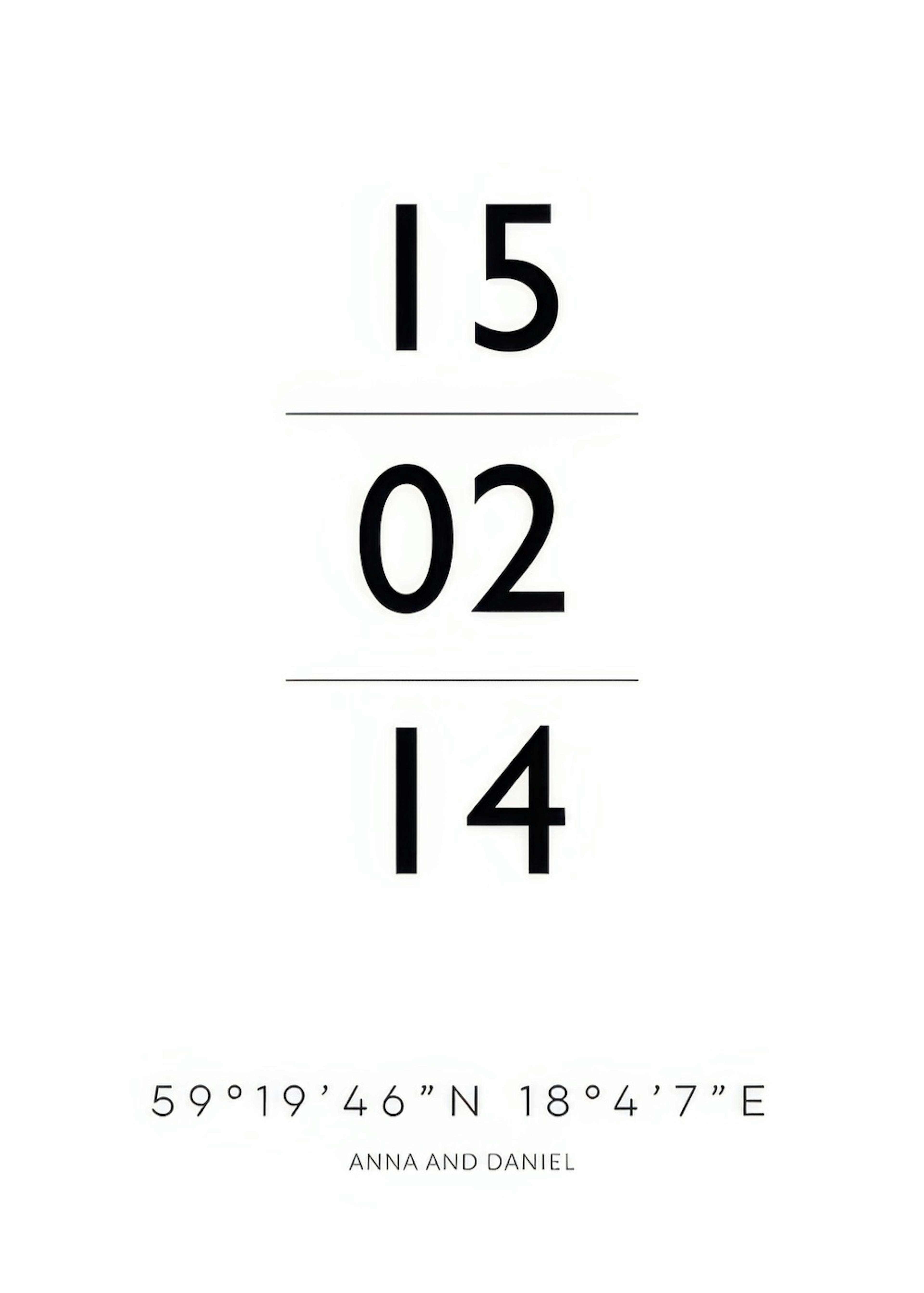 The Date White Personal Plagát 0