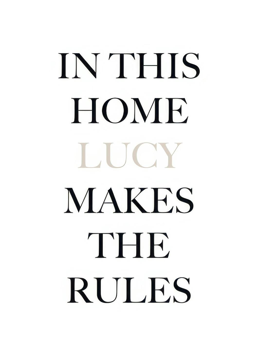 I Rule Personal Poster (30x40 cm) - Gepersonaliseerde posters