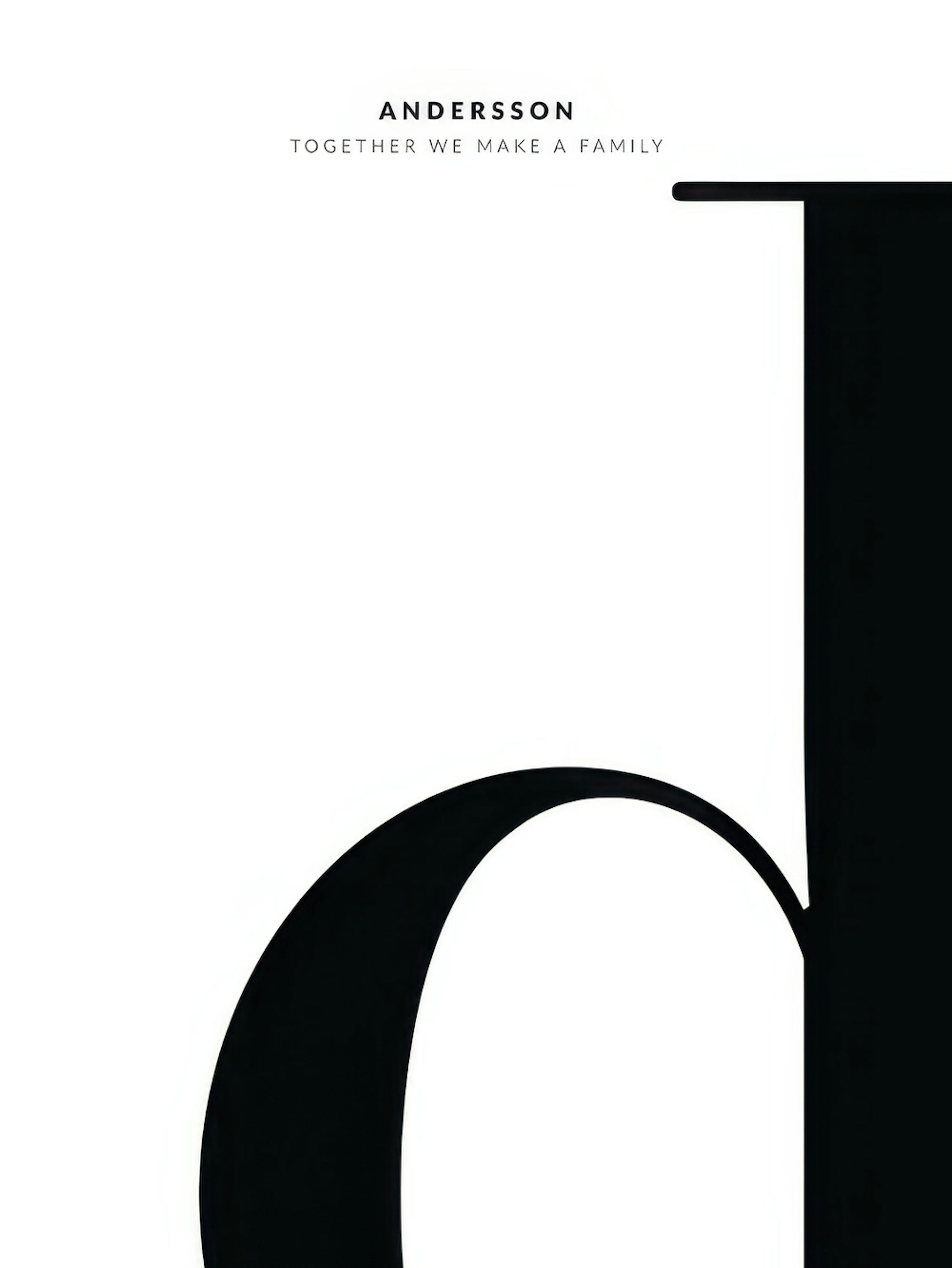 Letter D Personal Poster