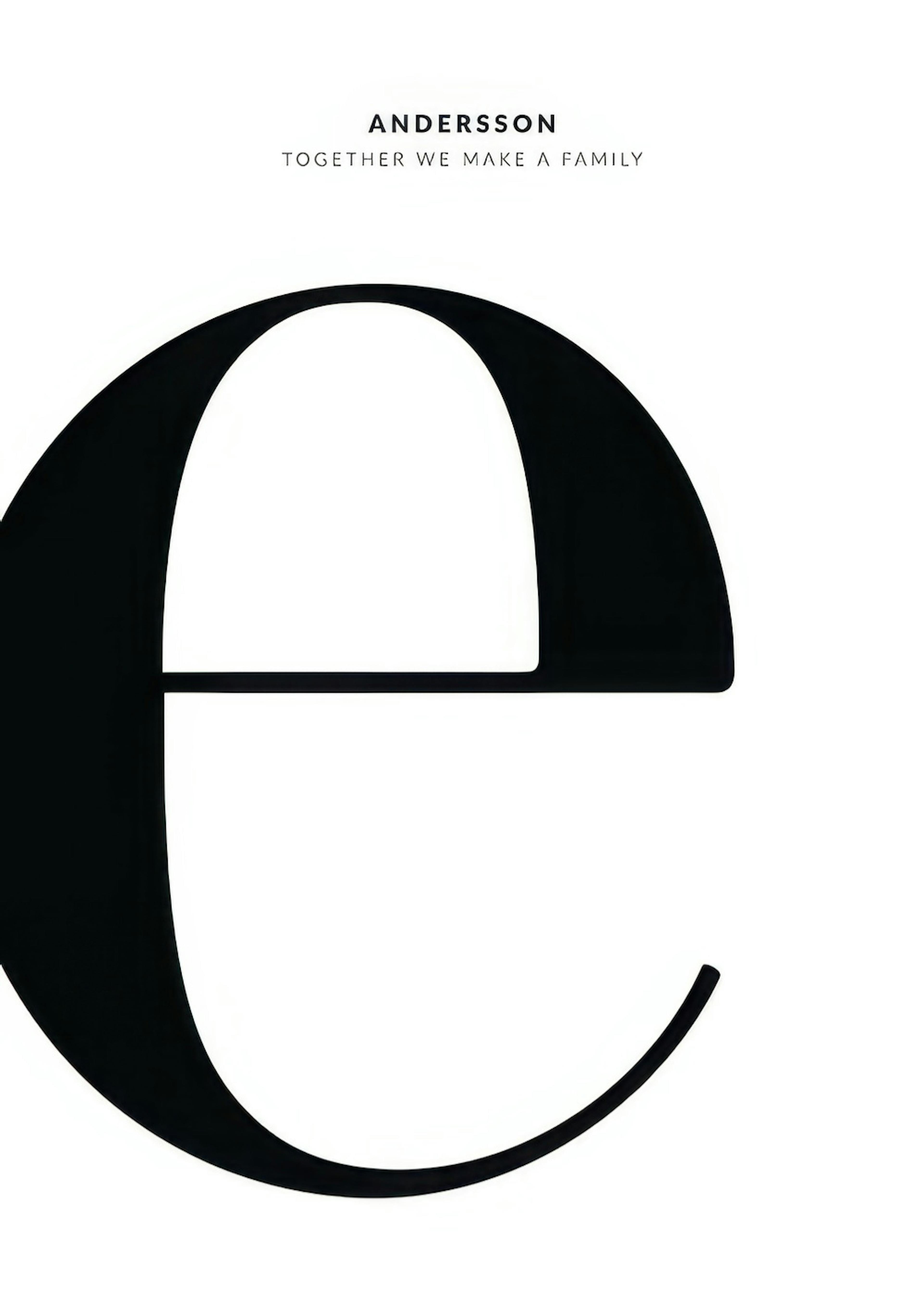 Letter E Personal Poster 0