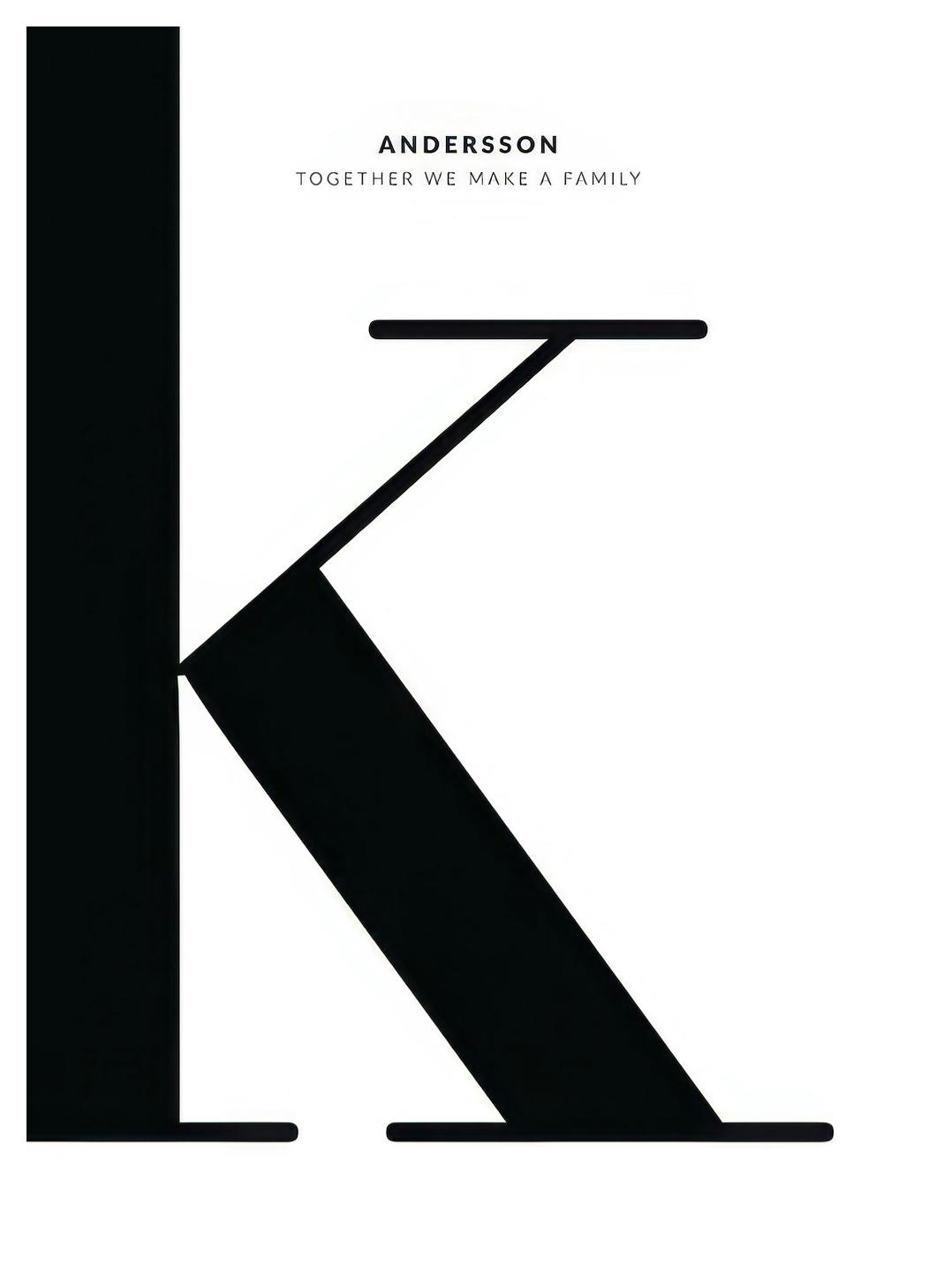 Prints - Letter K Personal (30x40 cm) - Personalised prints