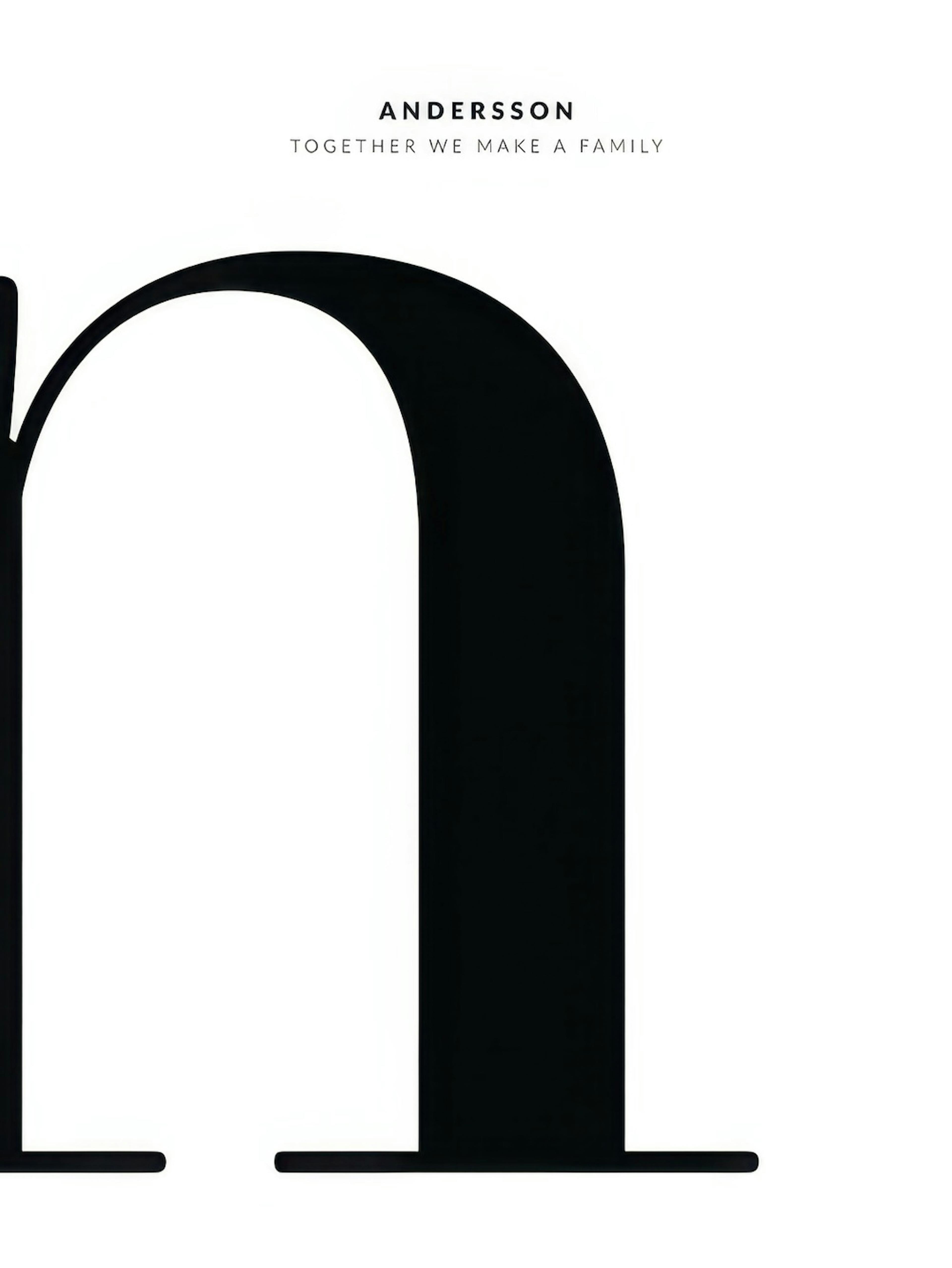 Letter N Personal Affiche