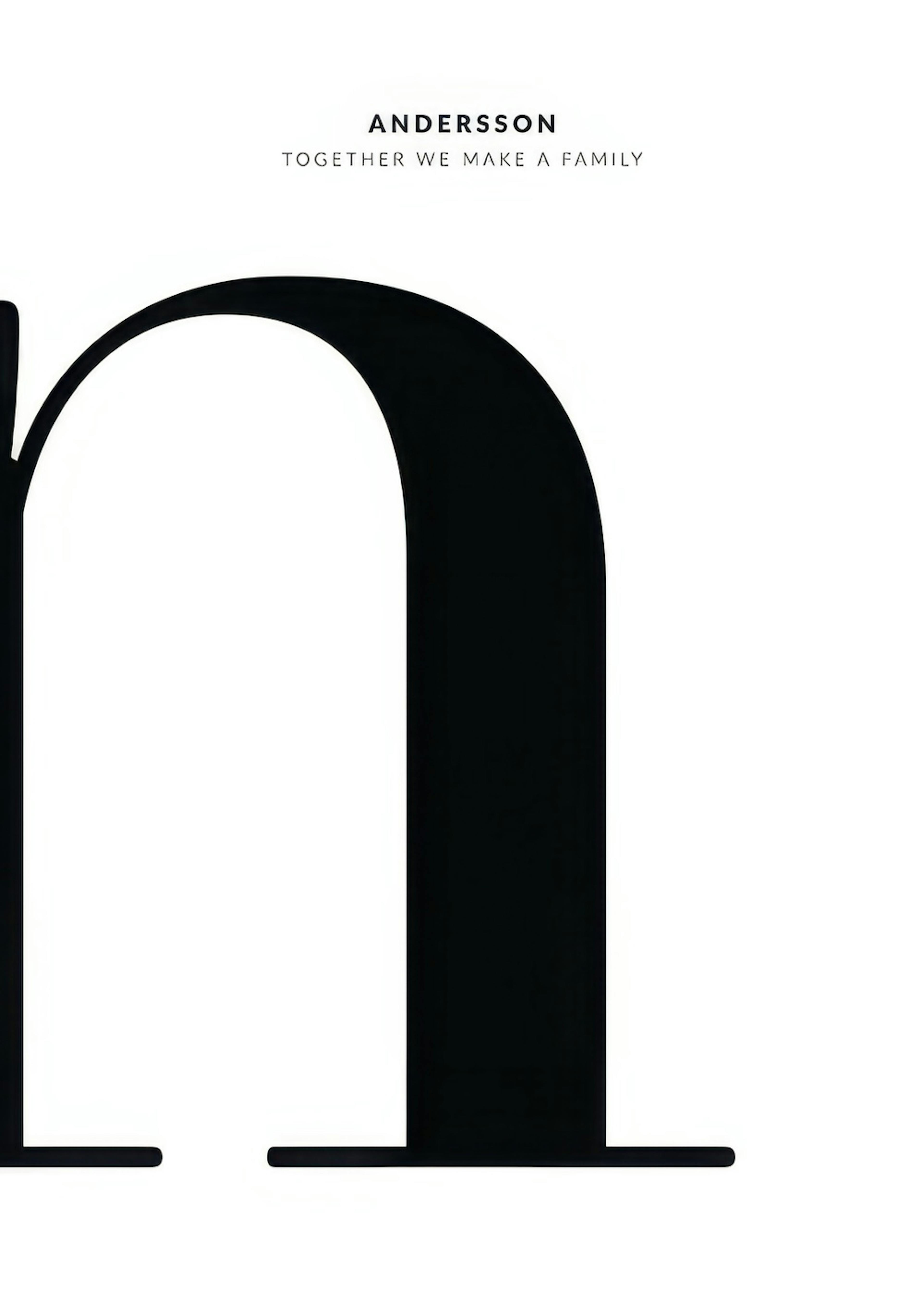 Letter N Personal Plagát 0