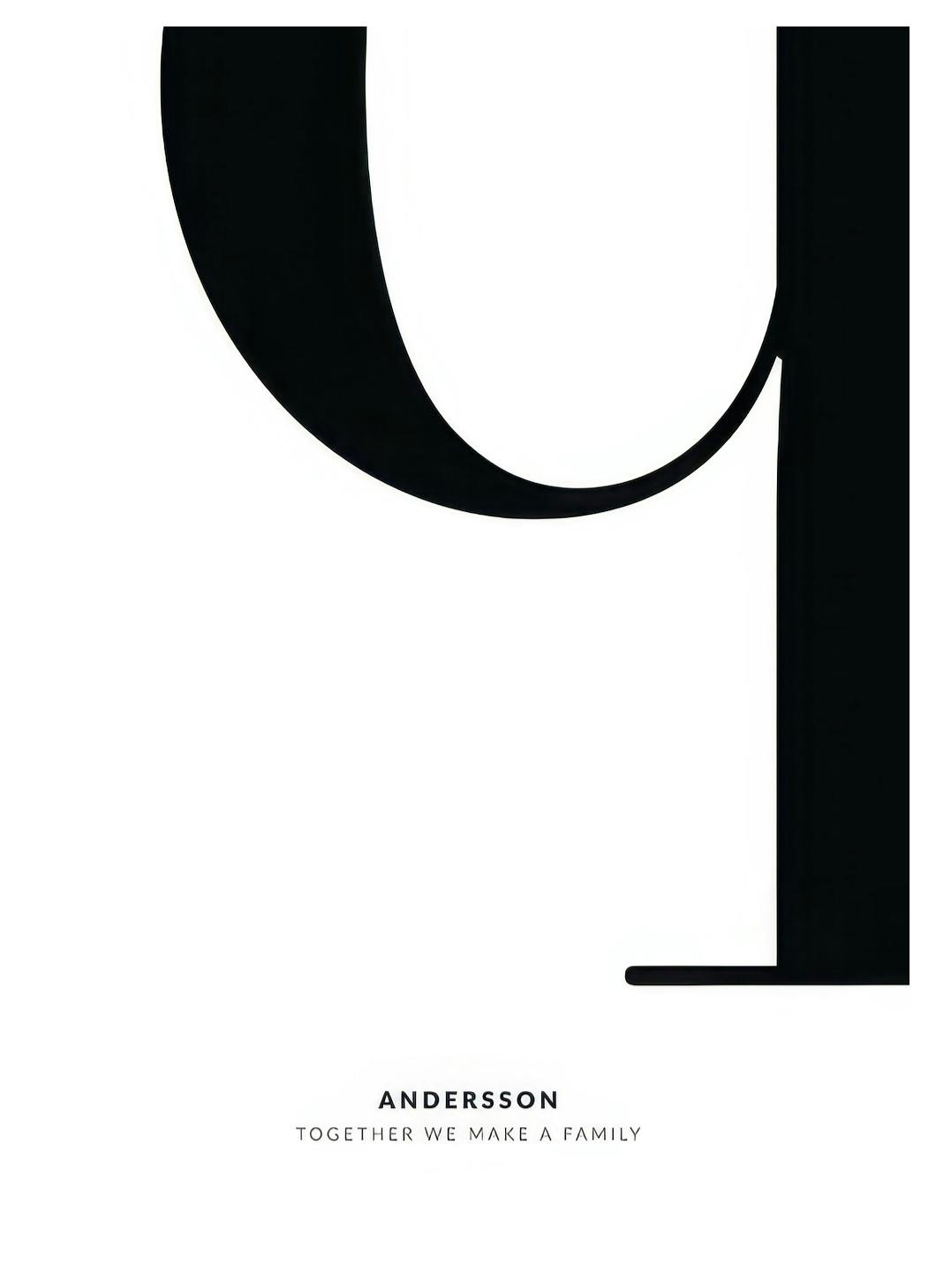 Prints - Letter Q Personal (30x40 cm) - Personalised prints