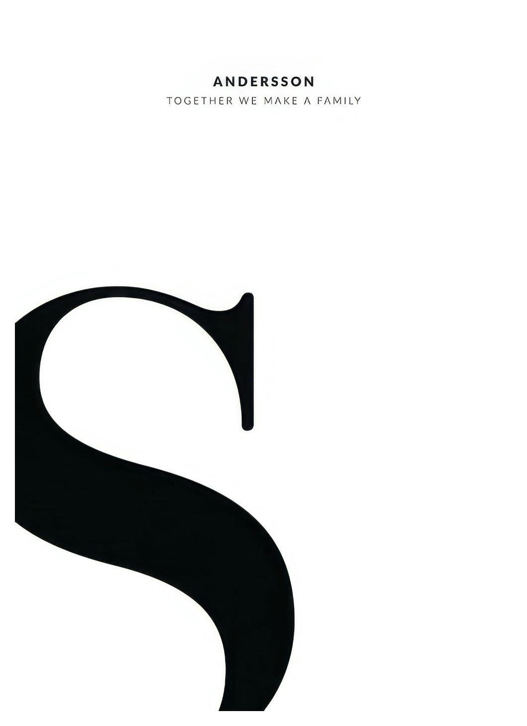 Letter S Personal Poster (30x40 cm) - Gepersonaliseerde posters