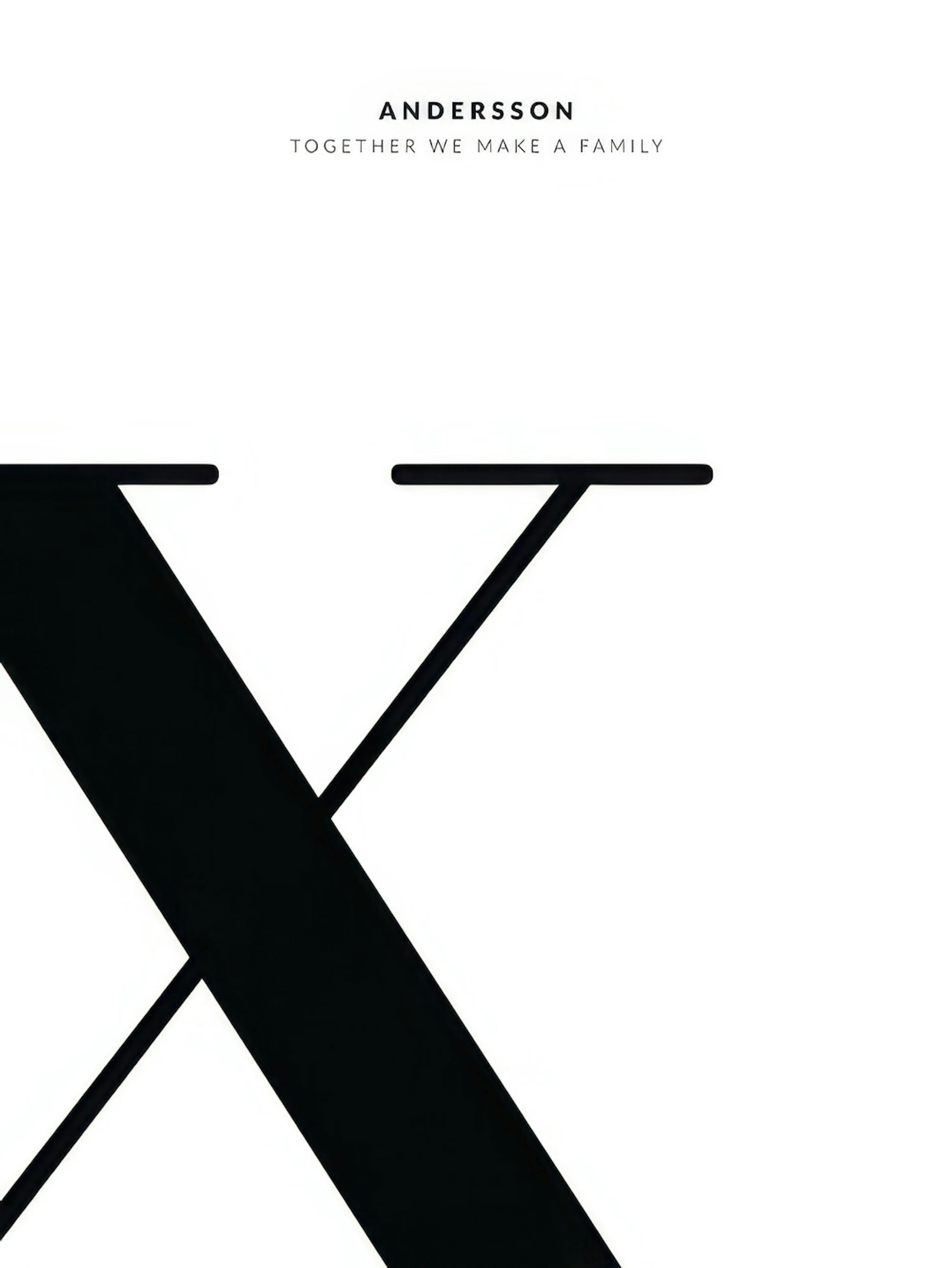 Letter X Personal Poster