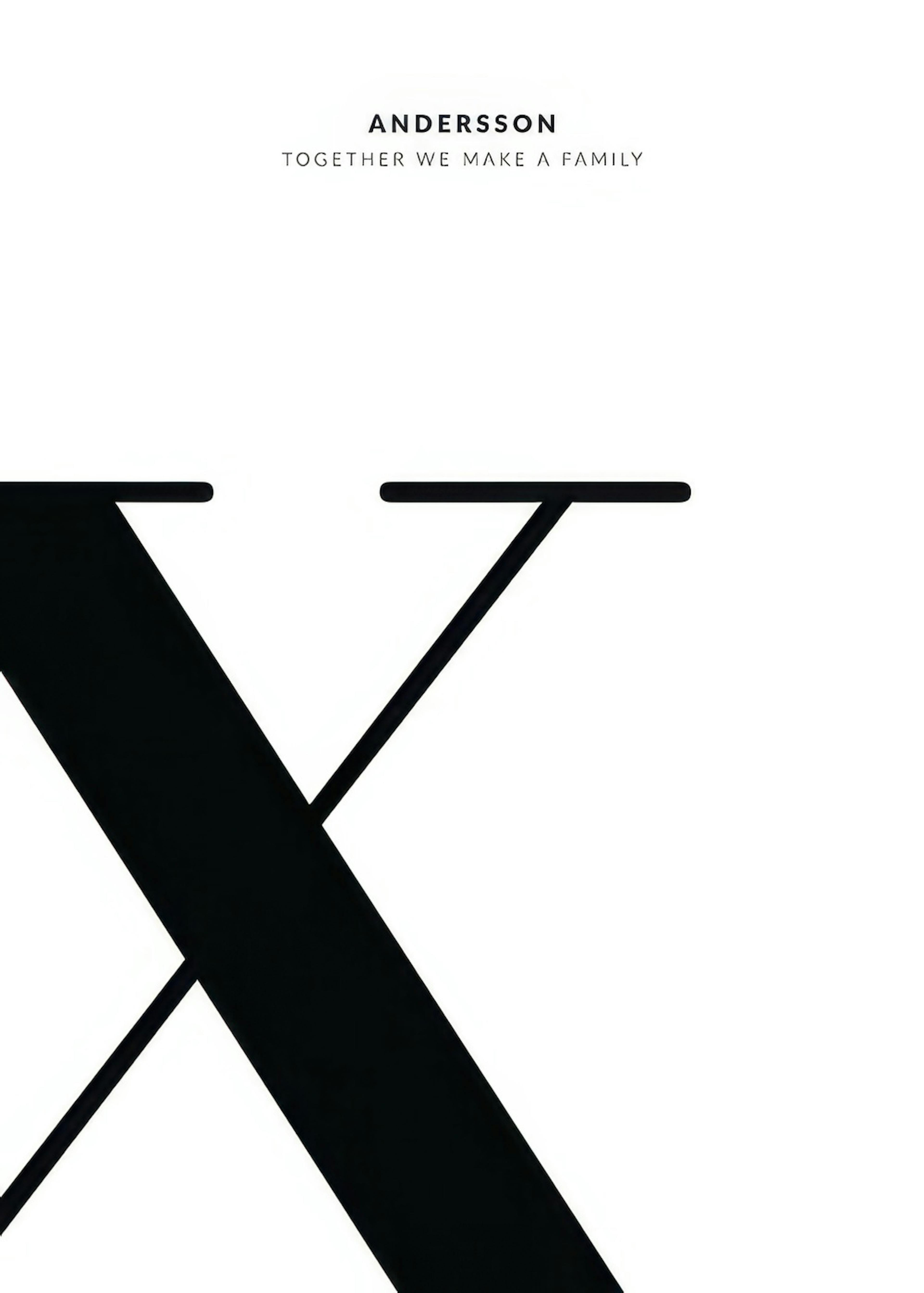 Letter X Personal Plakát 0