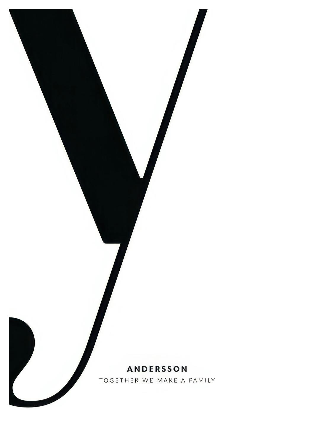 Letter Y Personal Poster (30x40 cm)