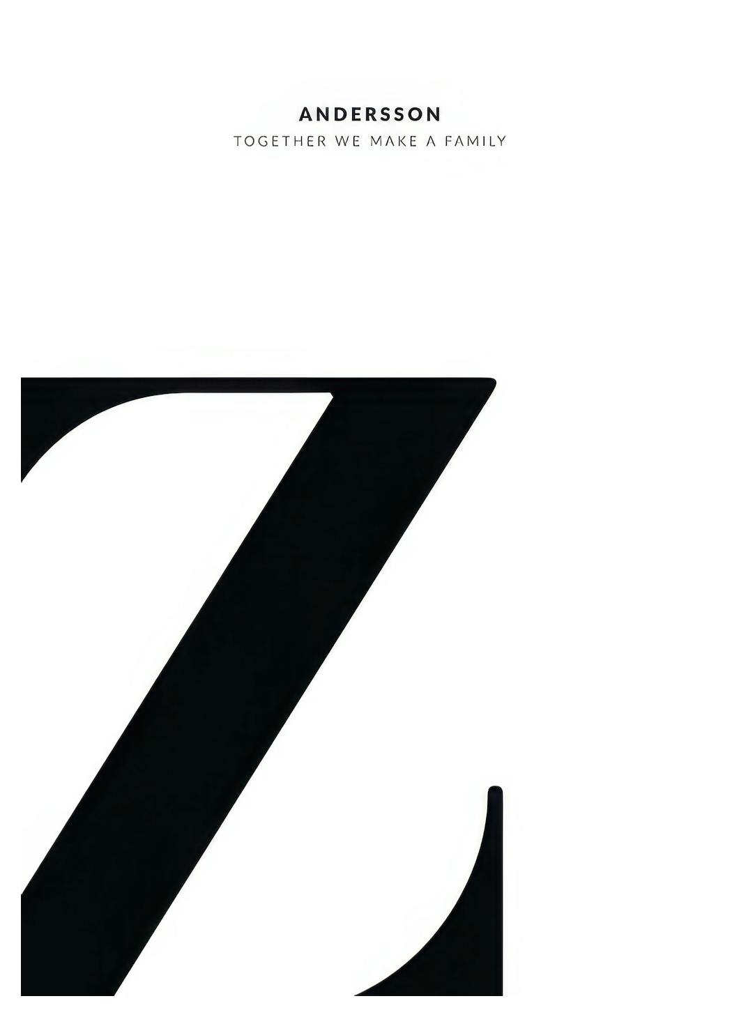 Letter Z Personal Plakat (30x40 cm) - Plakater > Personlige posters