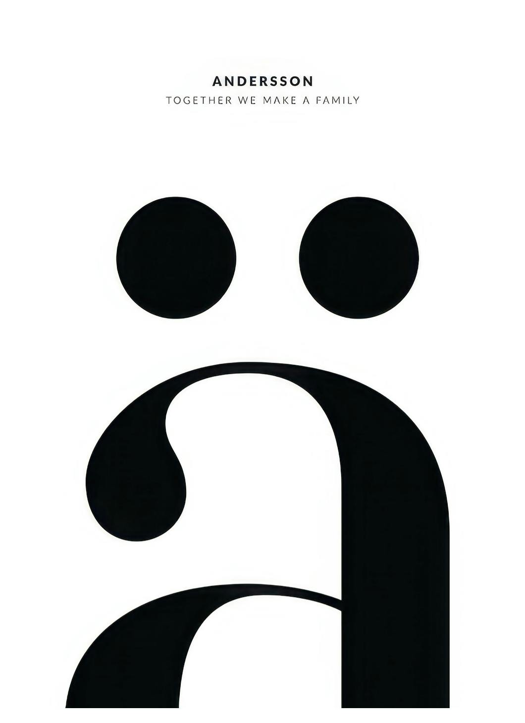 Prints - Letter Ä Personal (30x40 cm) - Personalised prints