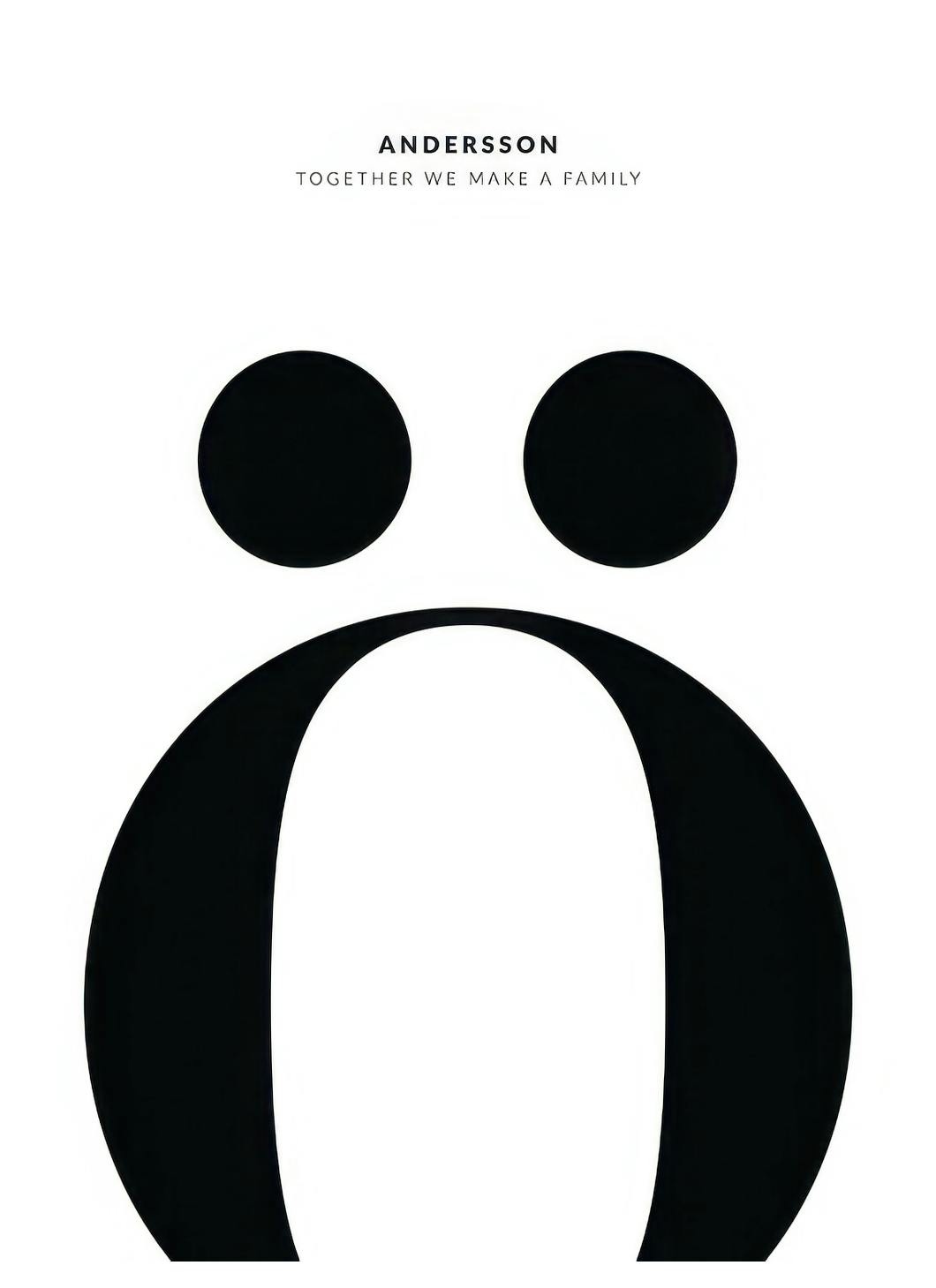 Prints - Letter Ö Personal (30x40 cm) - Personalised prints
