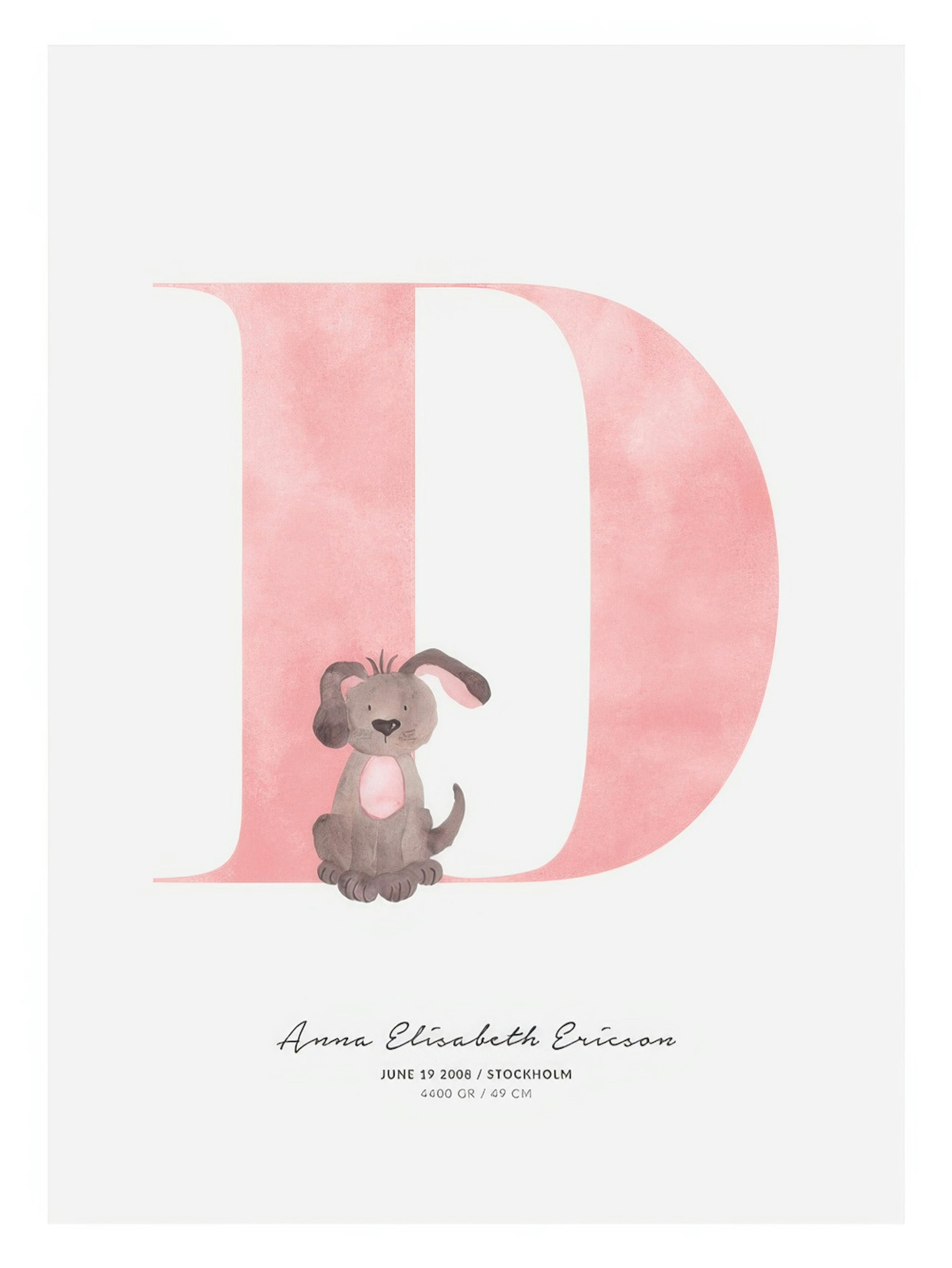 Kids Letter D Personal