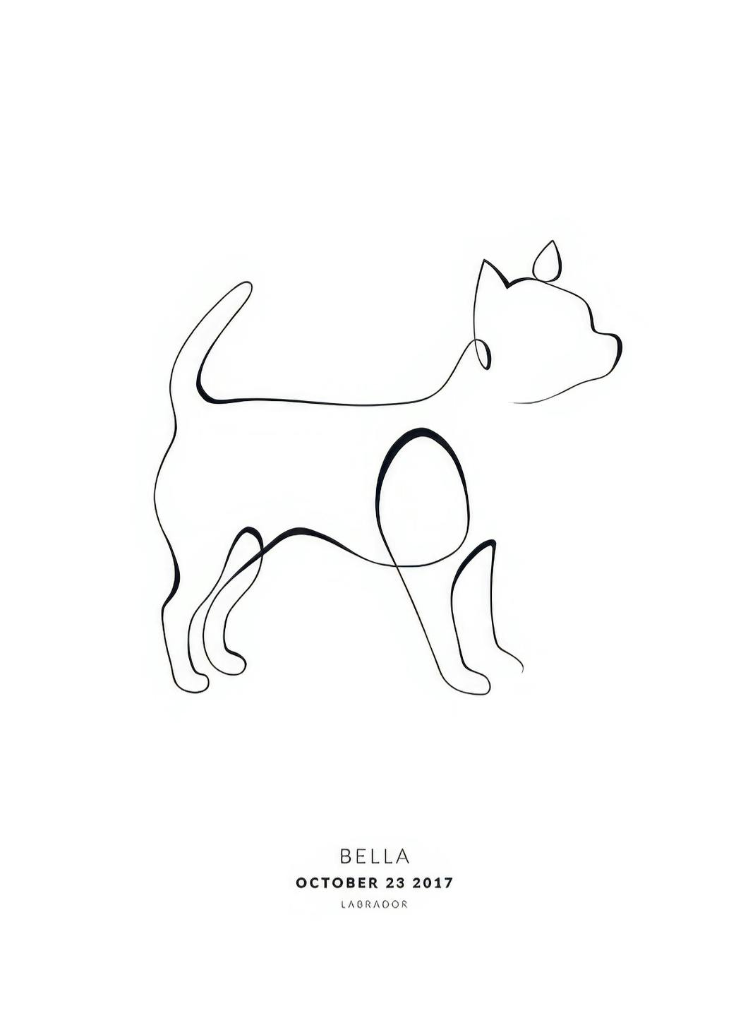 Prints - My Dog Chihuahua Personal (50x70 cm) - Personalised prints