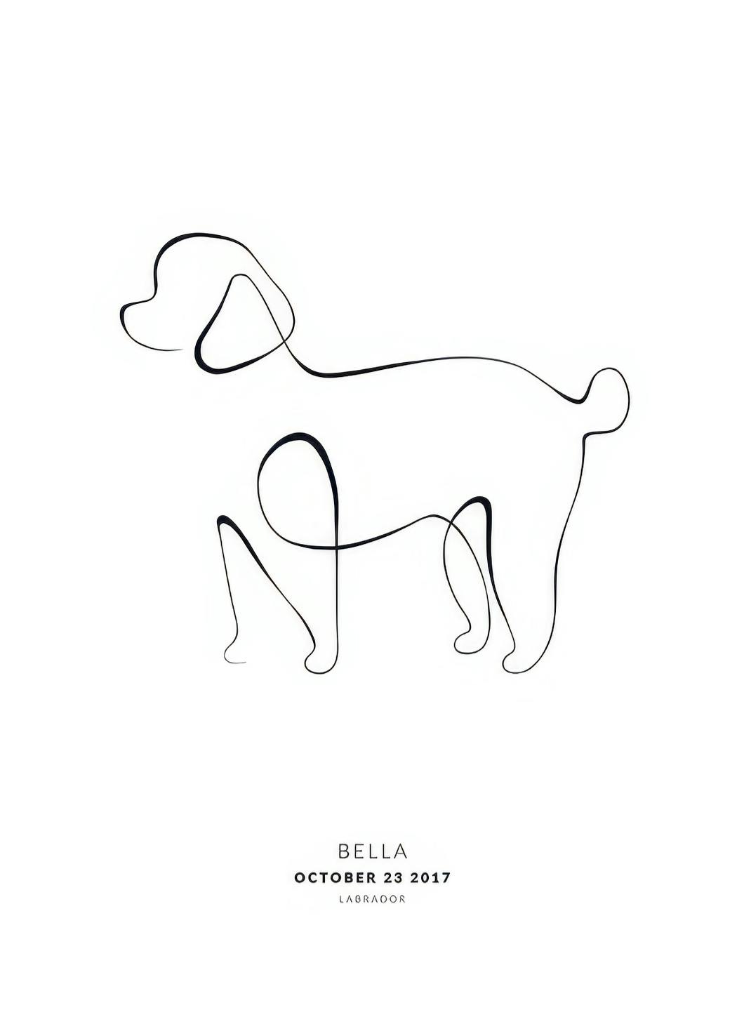 My Dog Poodle Personal Poster (30x40 cm) - Gepersonaliseerde posters