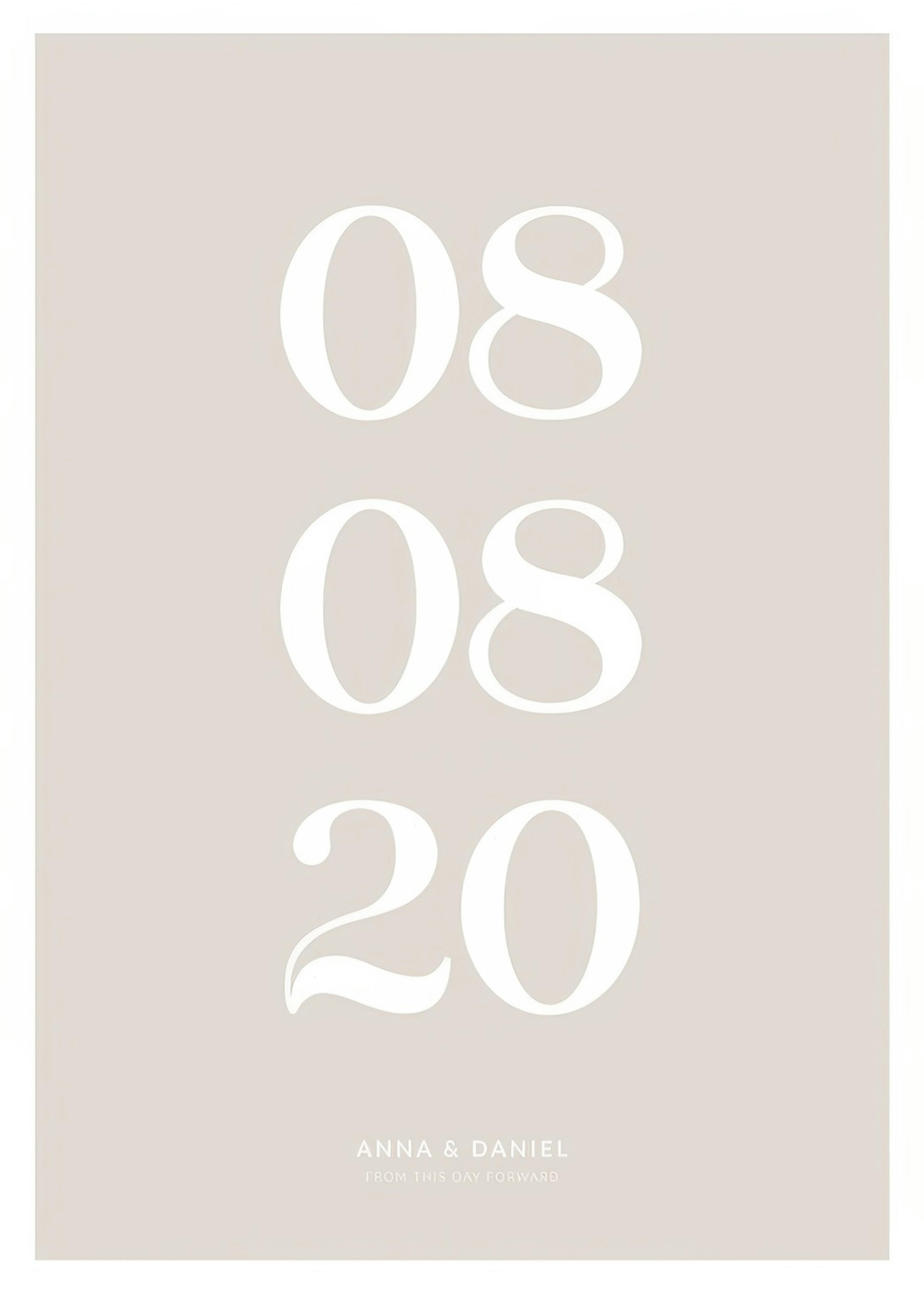 From This Day Forward Beige Personal Juliste 0
