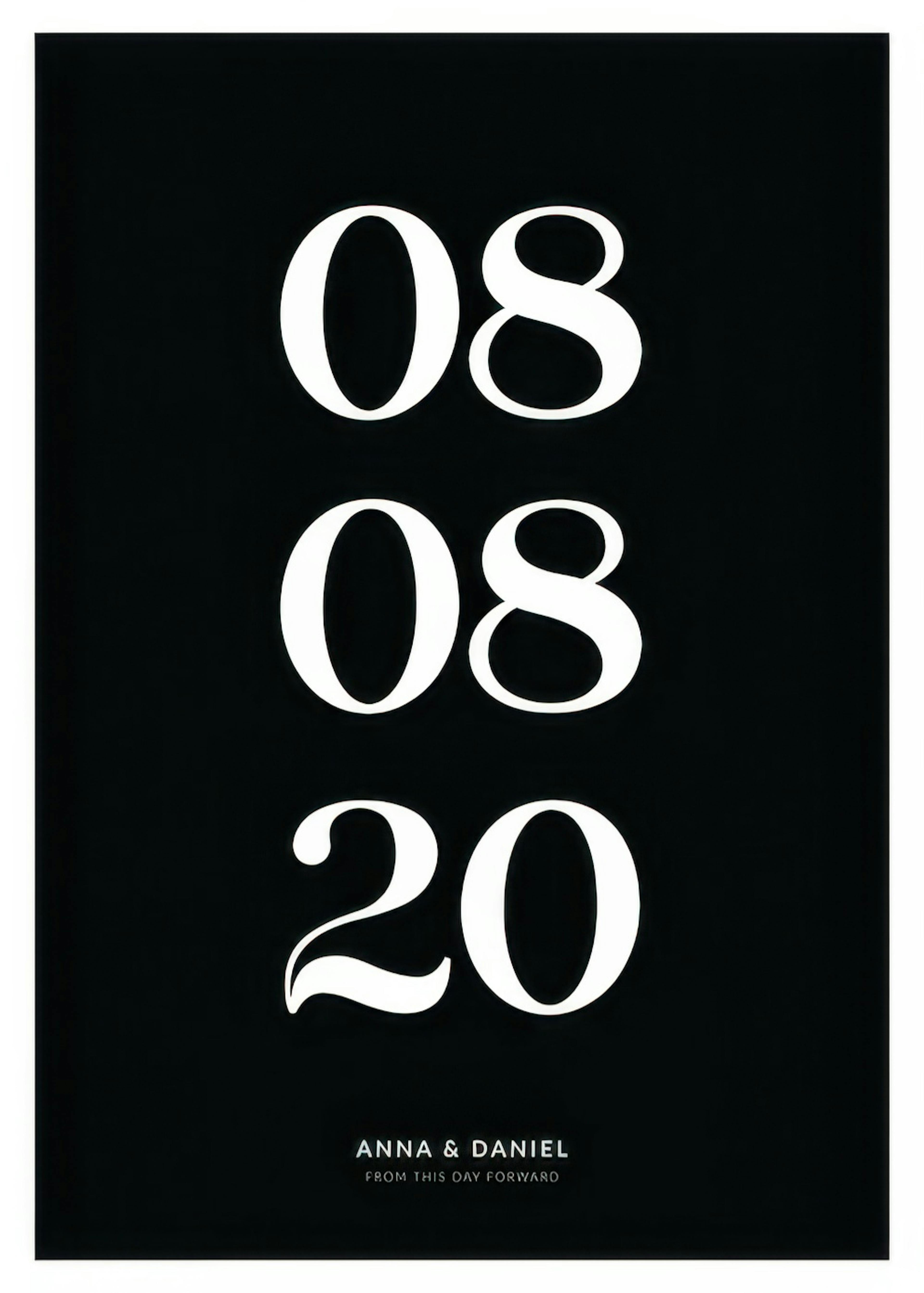 From This Day Forward Black Personal Plagát 0
