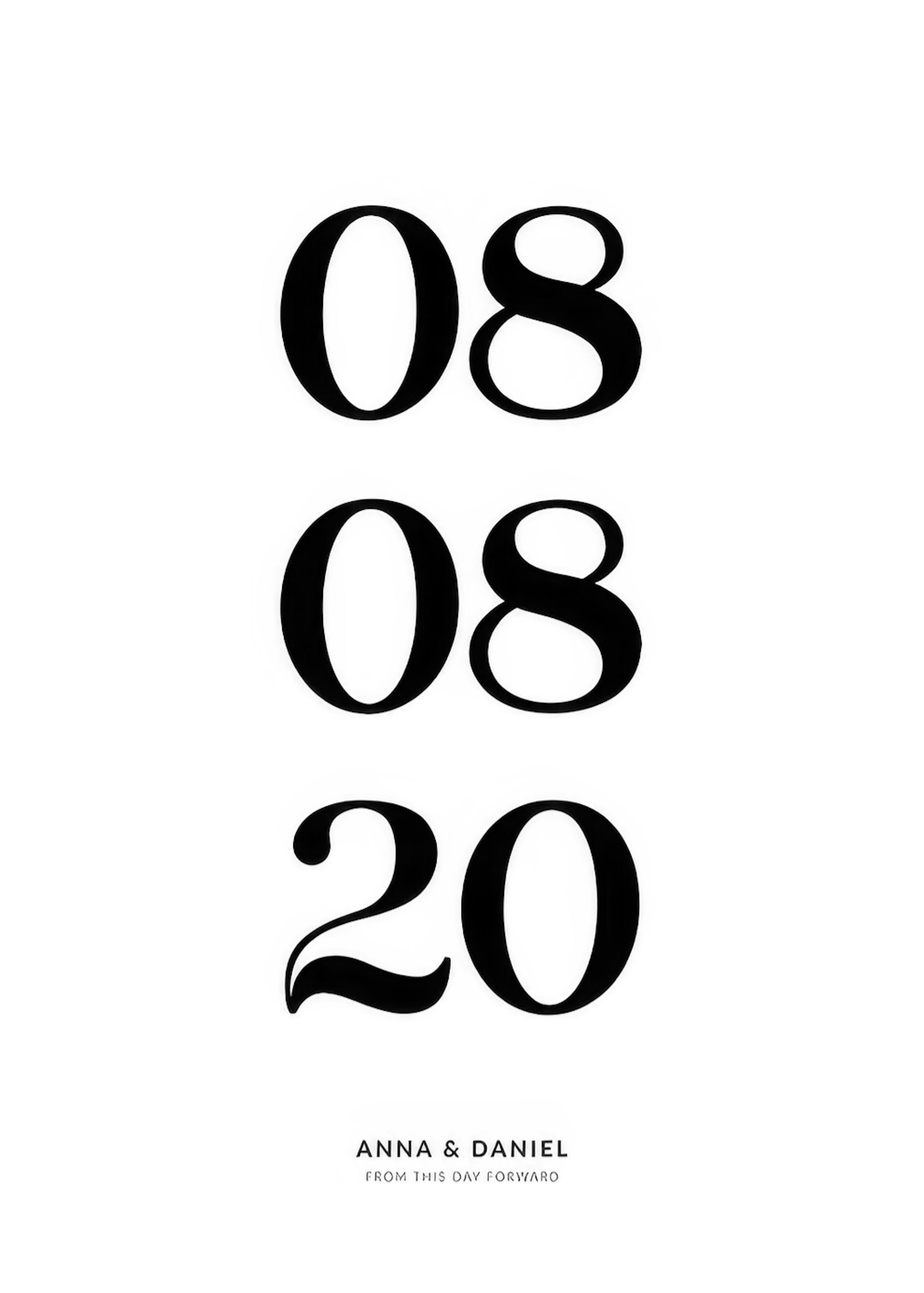 From This Day Forward White Personal Juliste 0