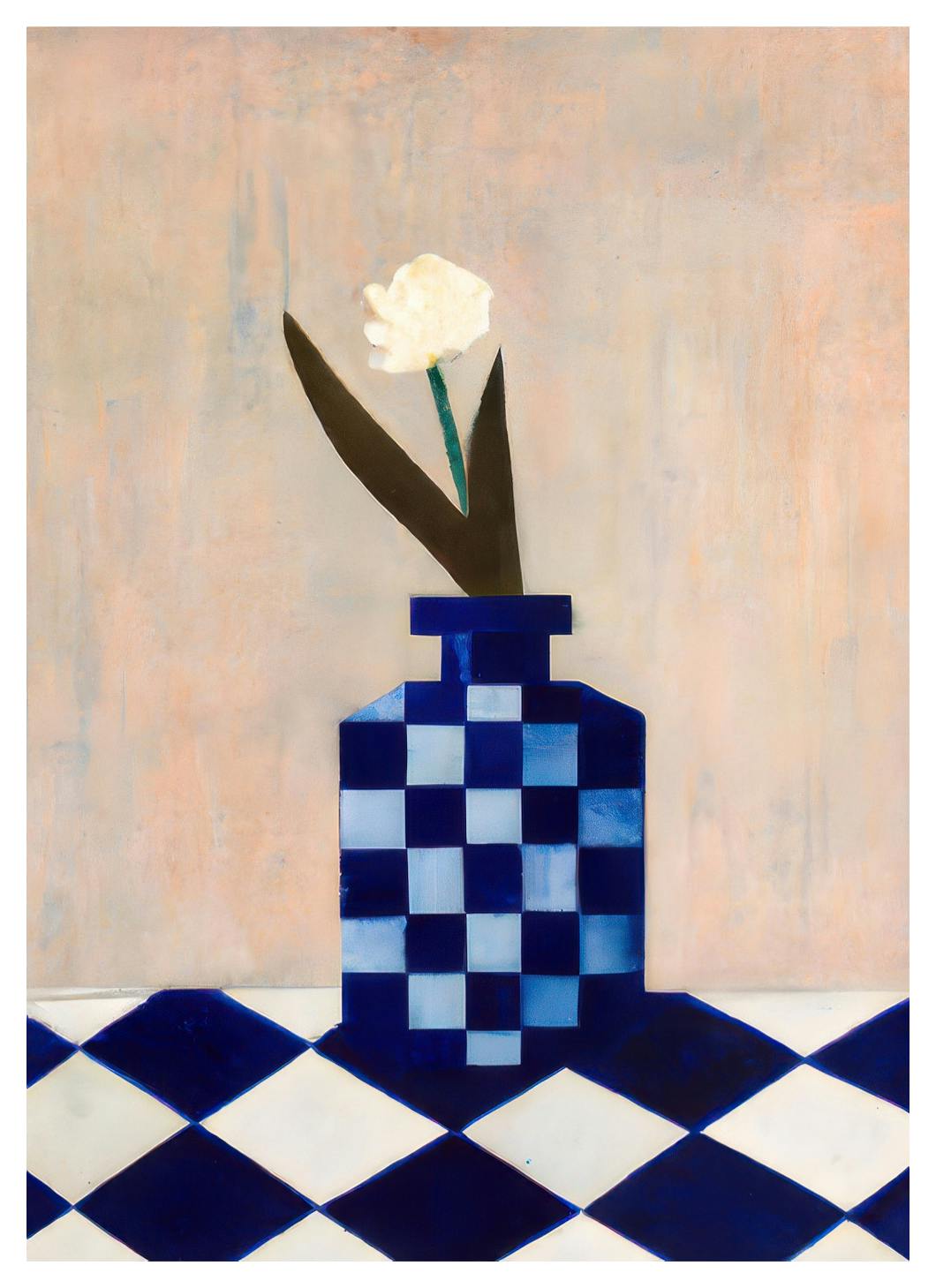 Merel Takken - Check the Vase Print (30x40 cm)