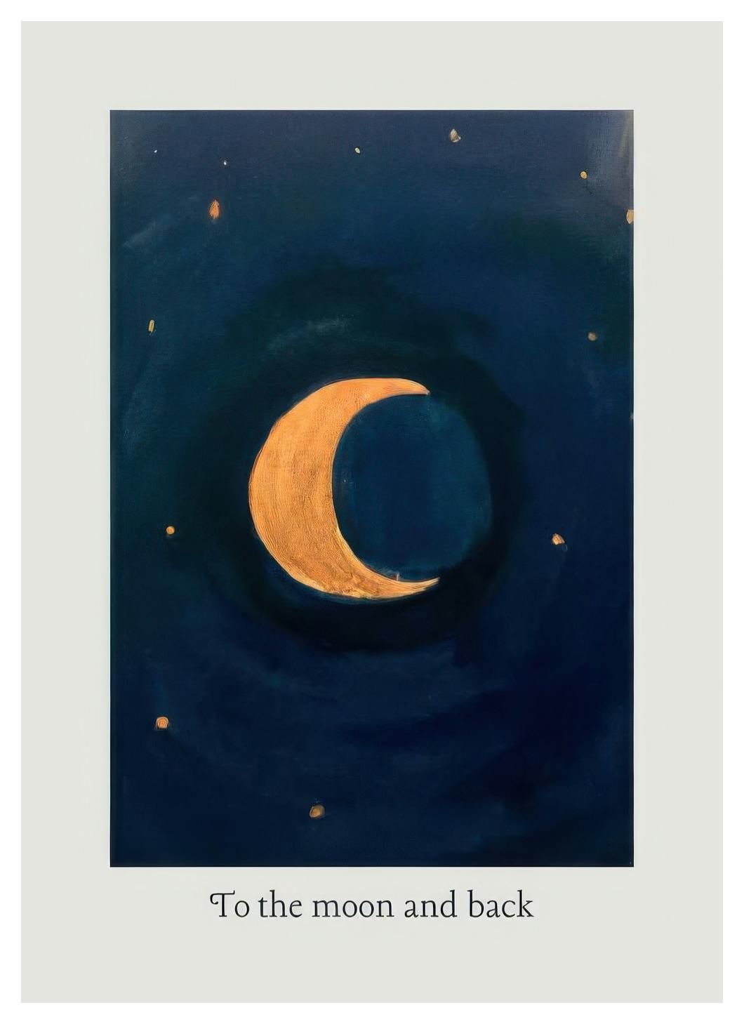 Merel Takken - To the Moon and Back Plagát (30x40 cm)