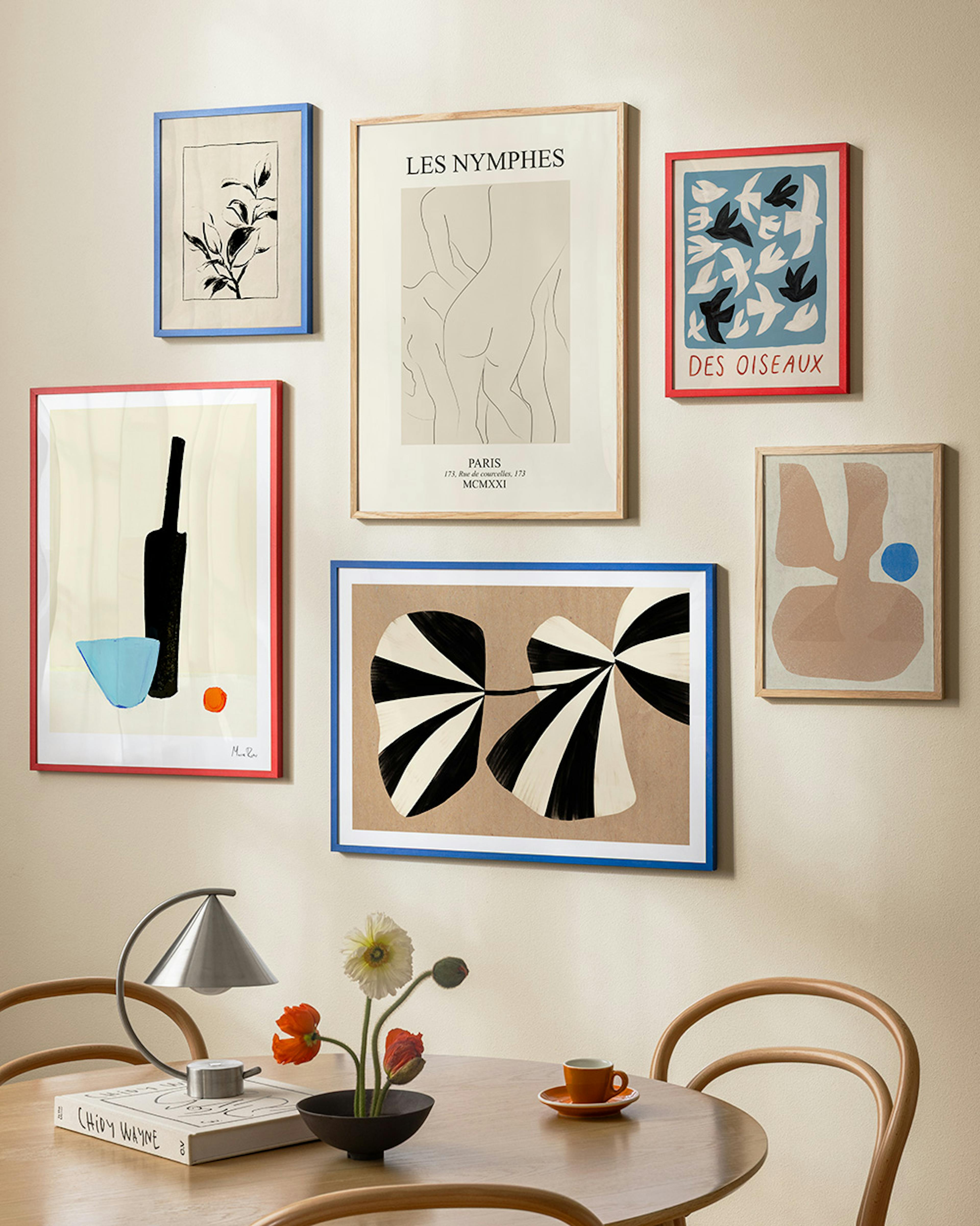 Colored Frames parede de quadros