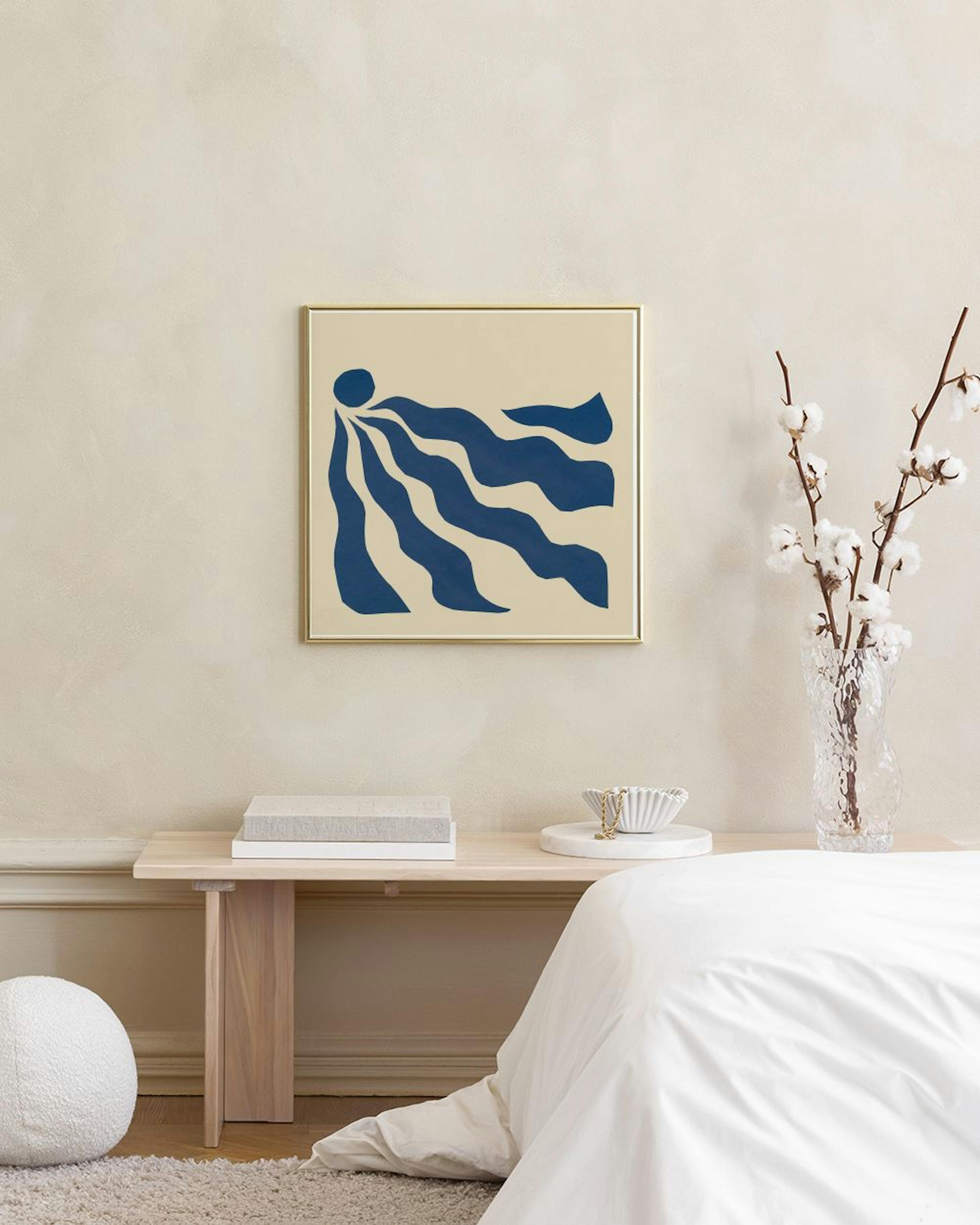 Cutout Sunset Print