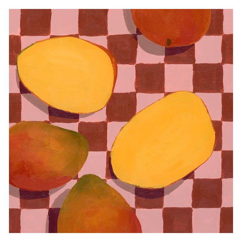 Lauren Bencivengo - Checker No. 2 Affiche (50x50 cm) - Lauren Bencivengo