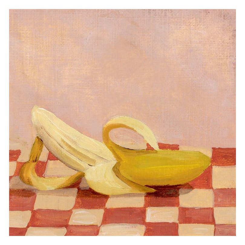 Lauren Bencivengo - Banana Affiche (50x50 cm) - Lauren Bencivengo