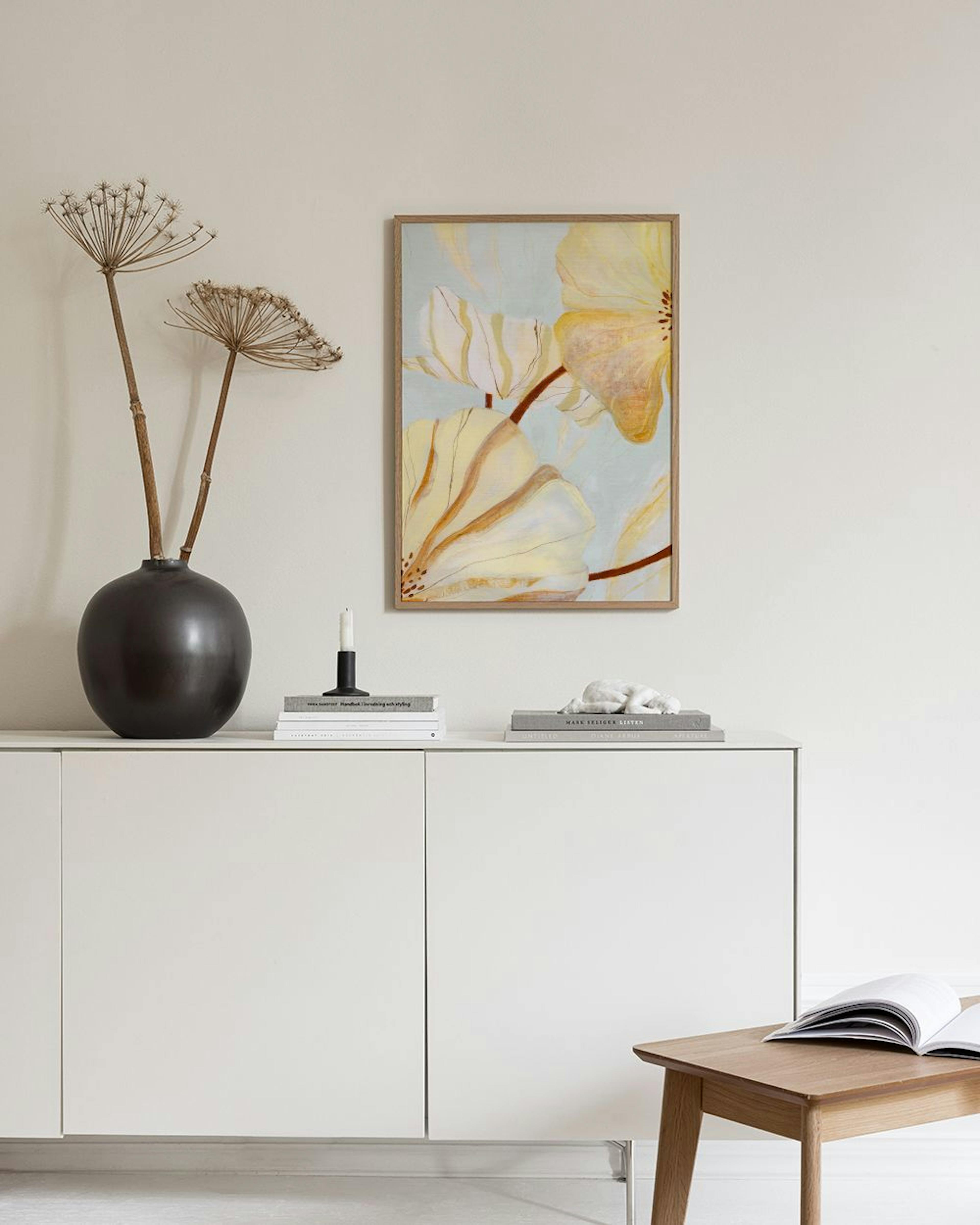 Abstract Blossoms Print