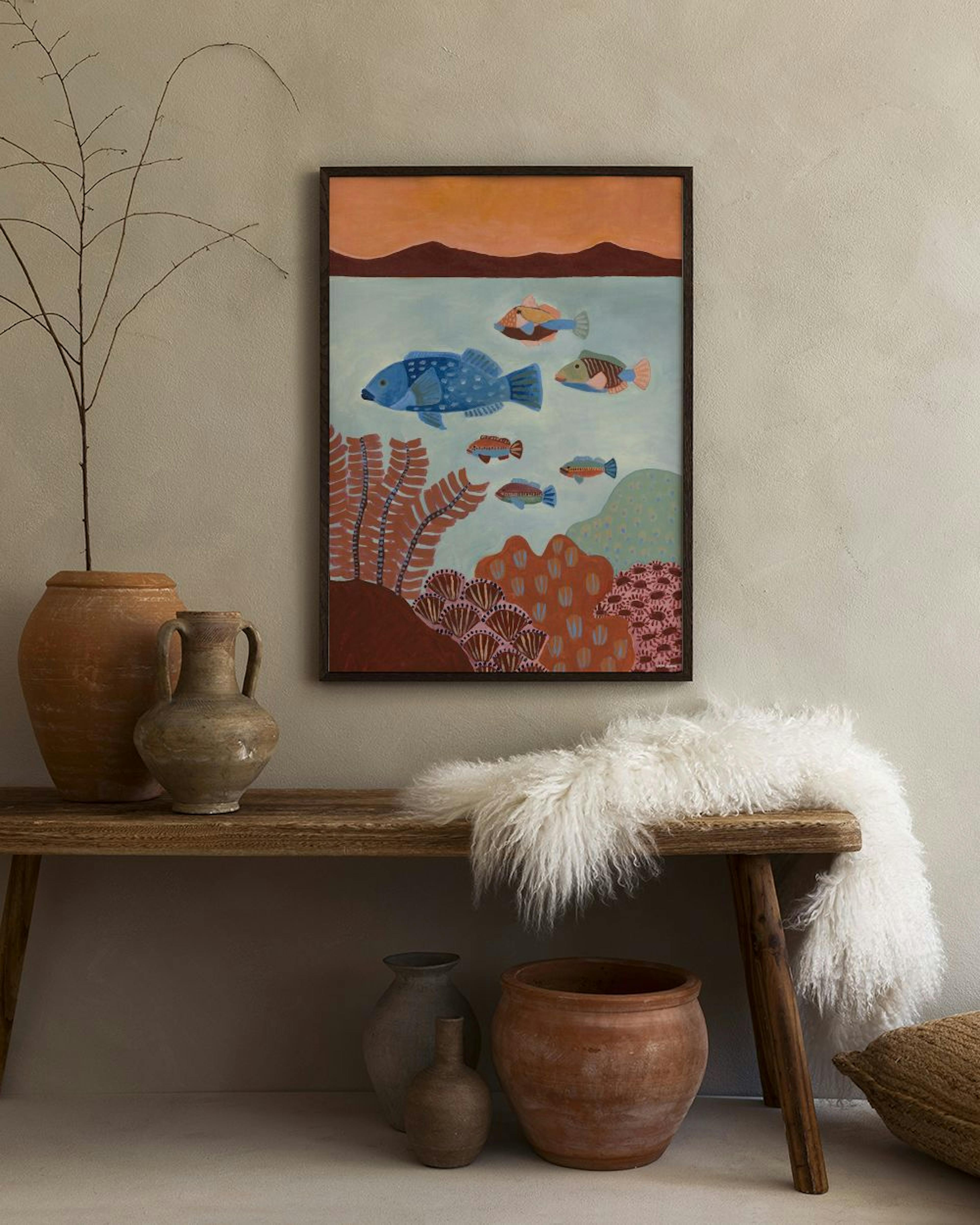Karina Jambrak - A Swim in the Ocean Print