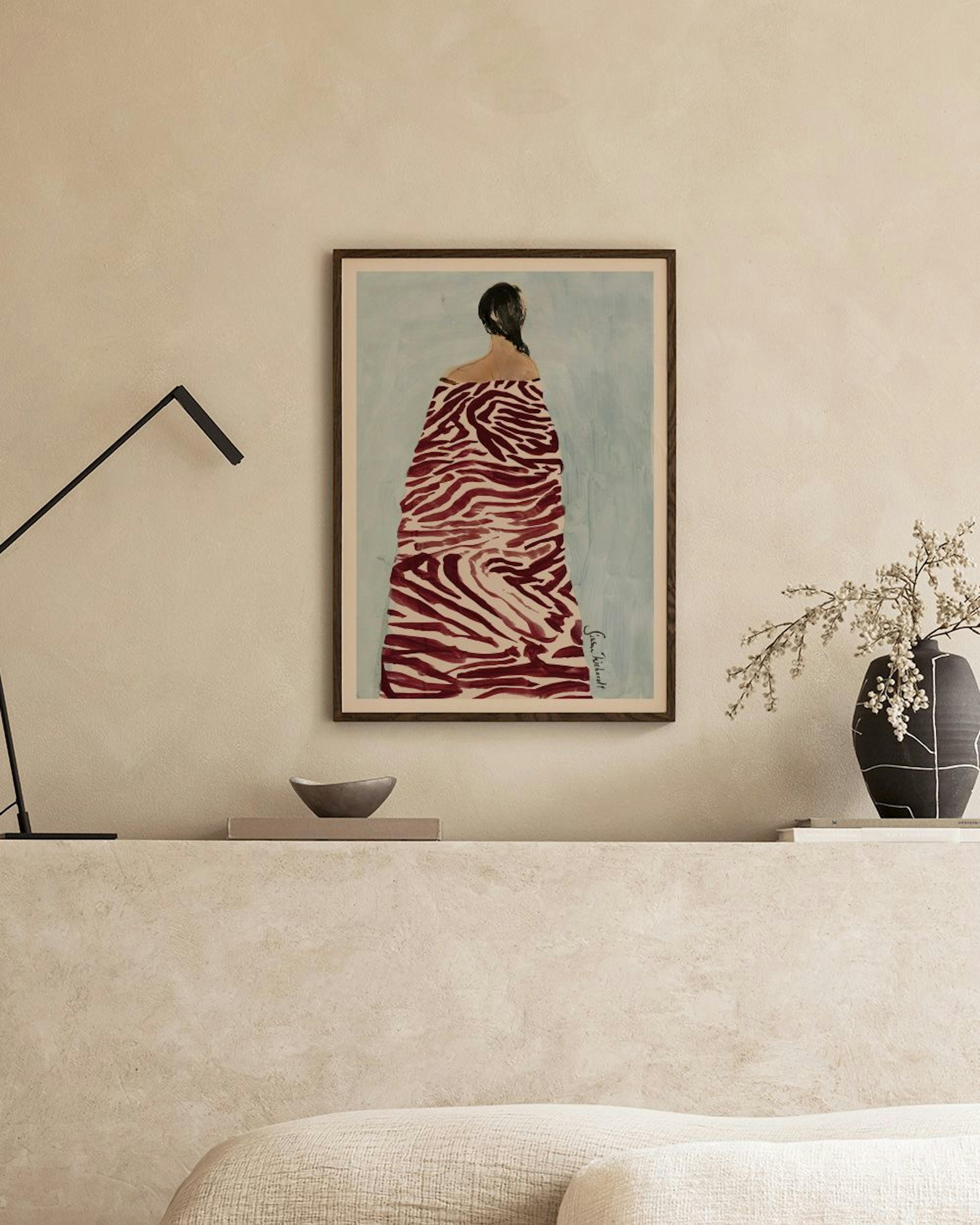 Sissan Richardt - Zebra Robe Print