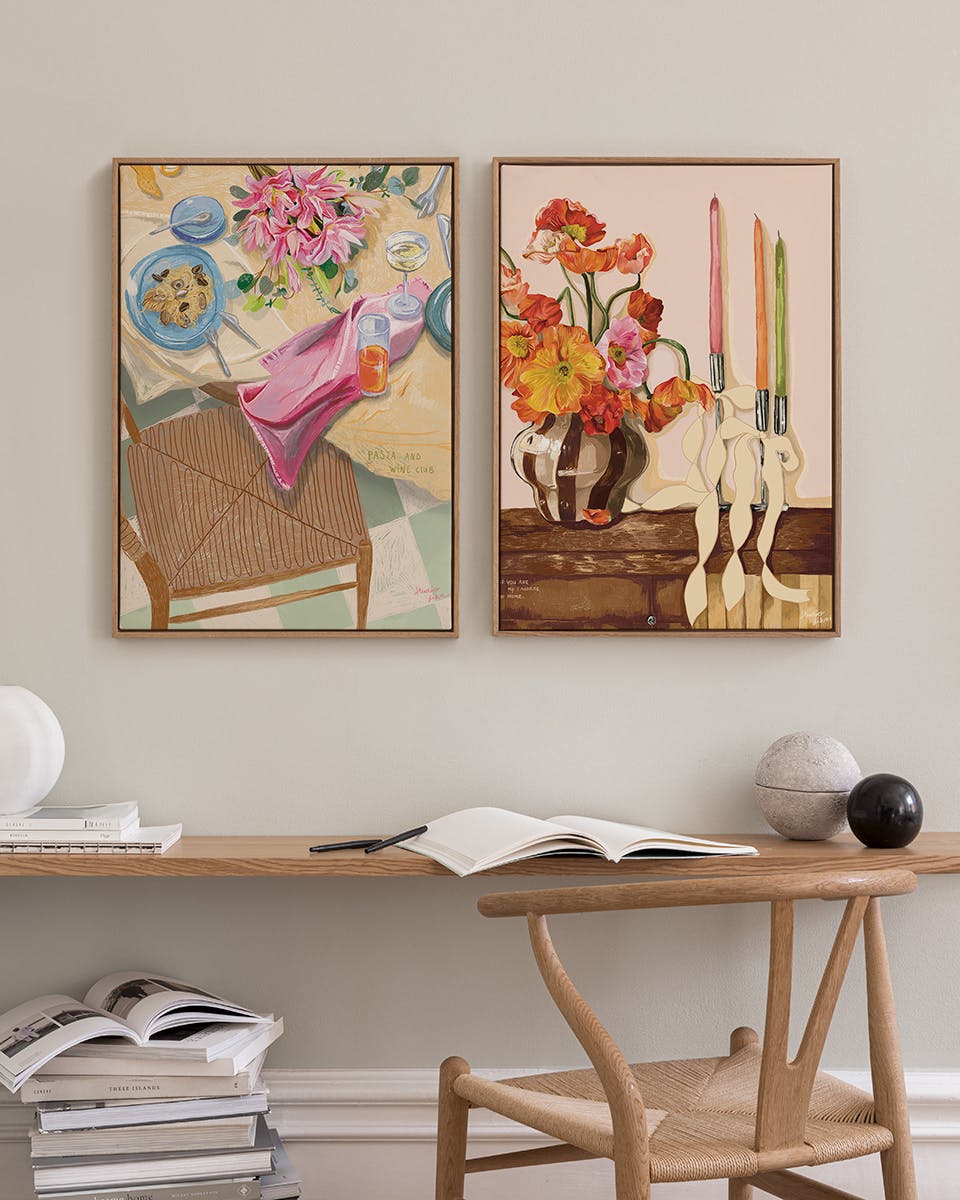 Favorite Home Obrazy na płótnie Duo (30x40 cm)