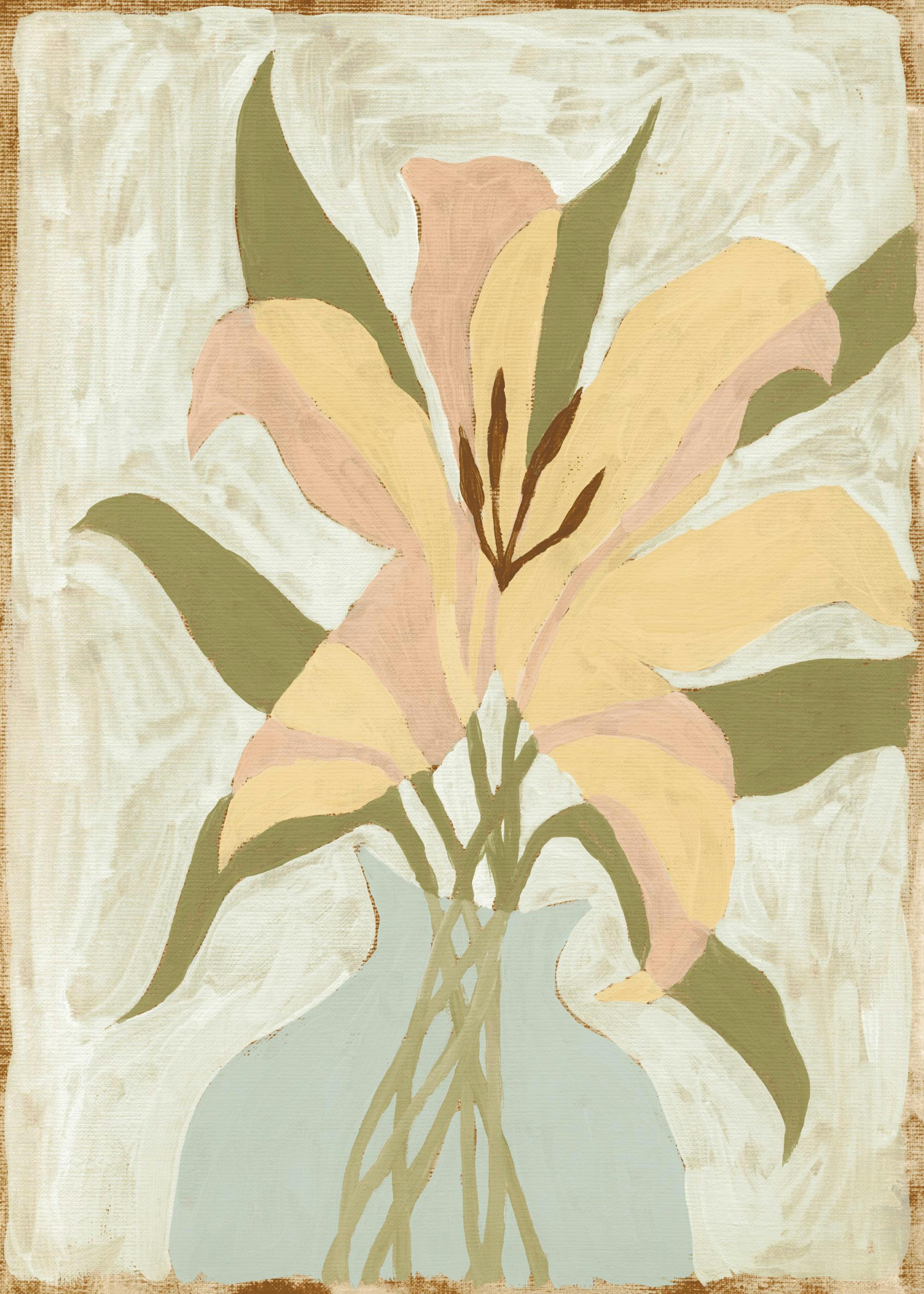 Lily in Vase Juliste 0