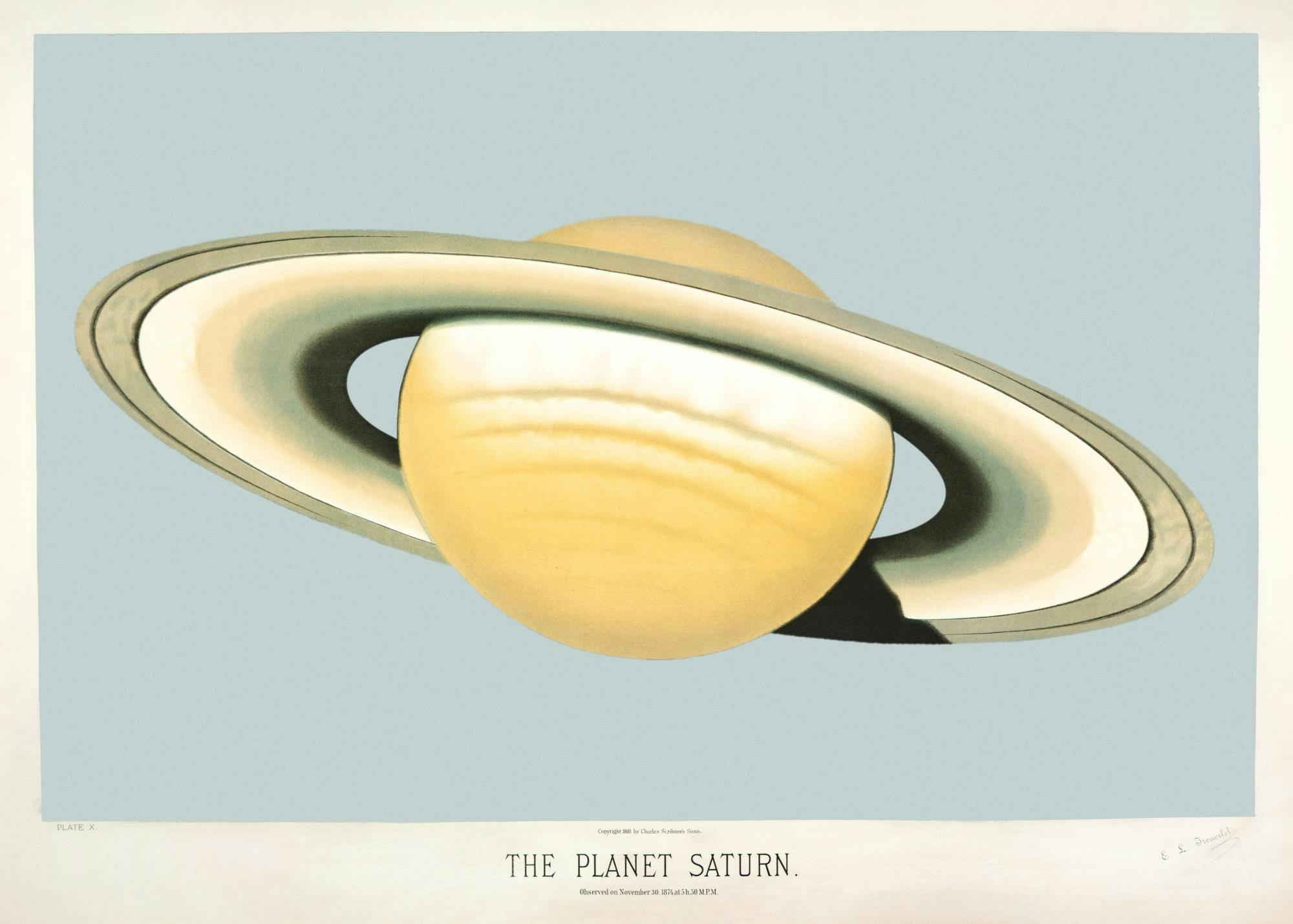 The Planet Saturn Print 0