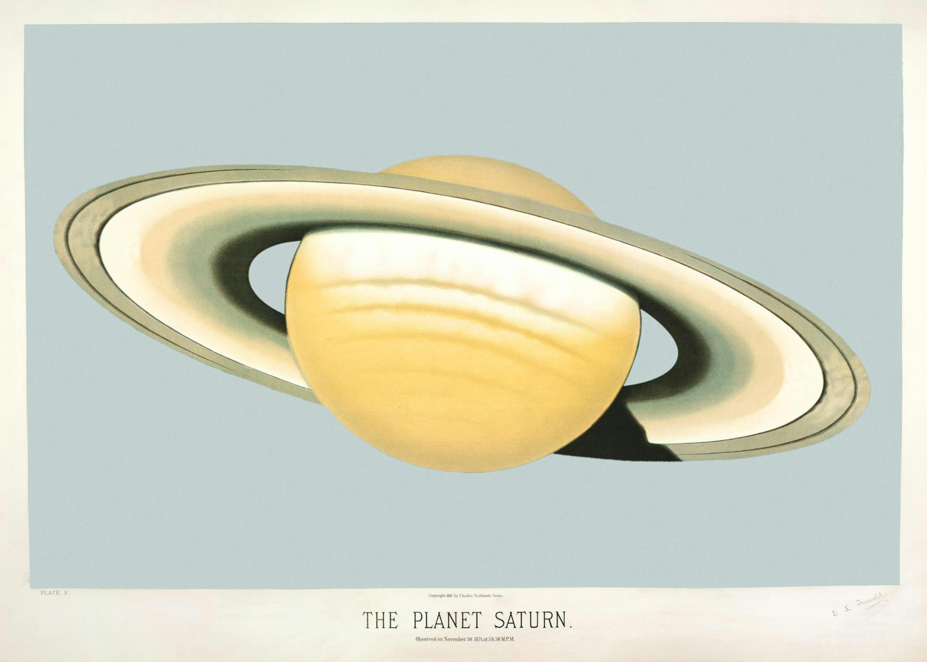 The Planet Saturn Juliste 0