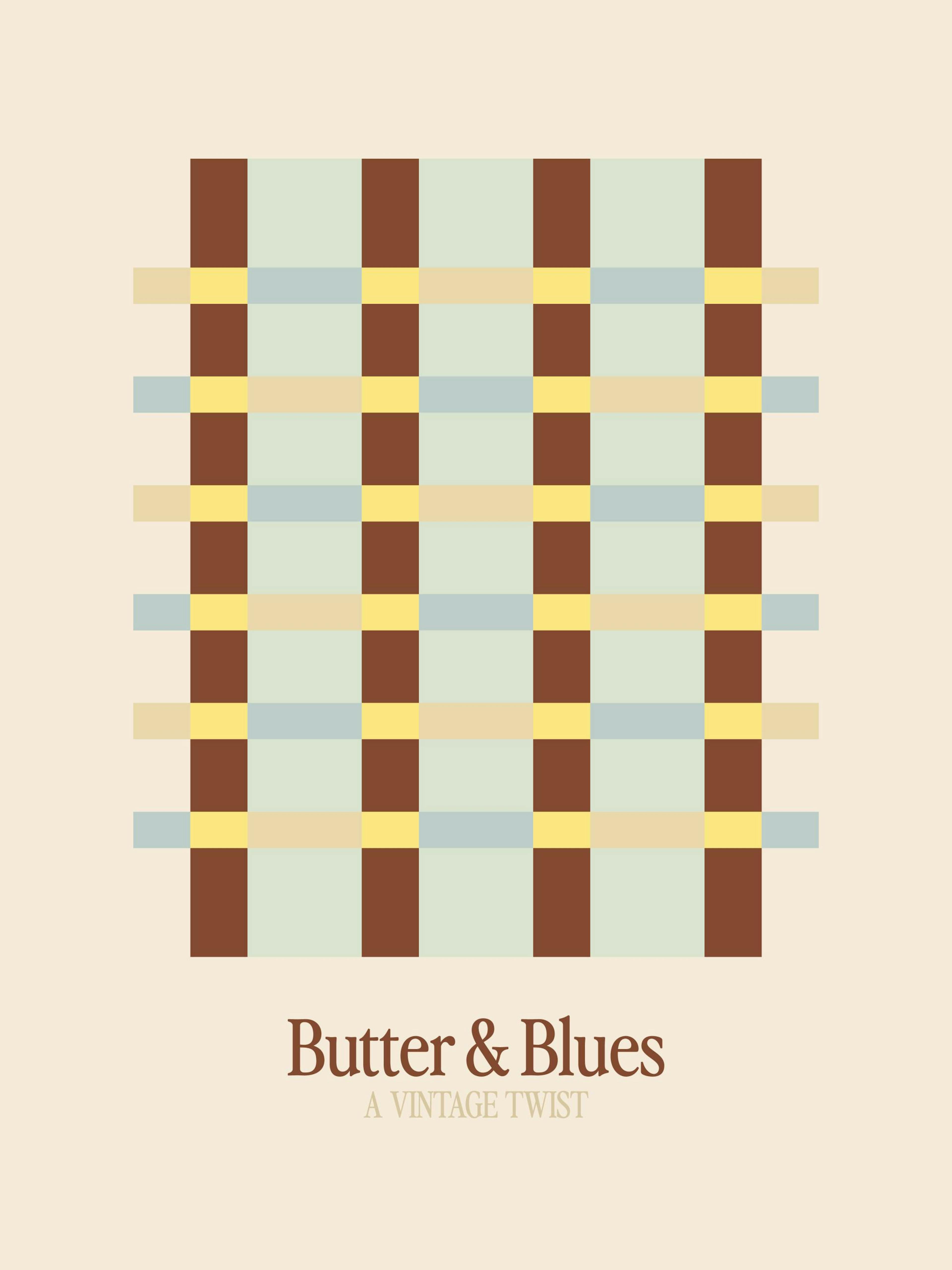 Butter and Blues Print