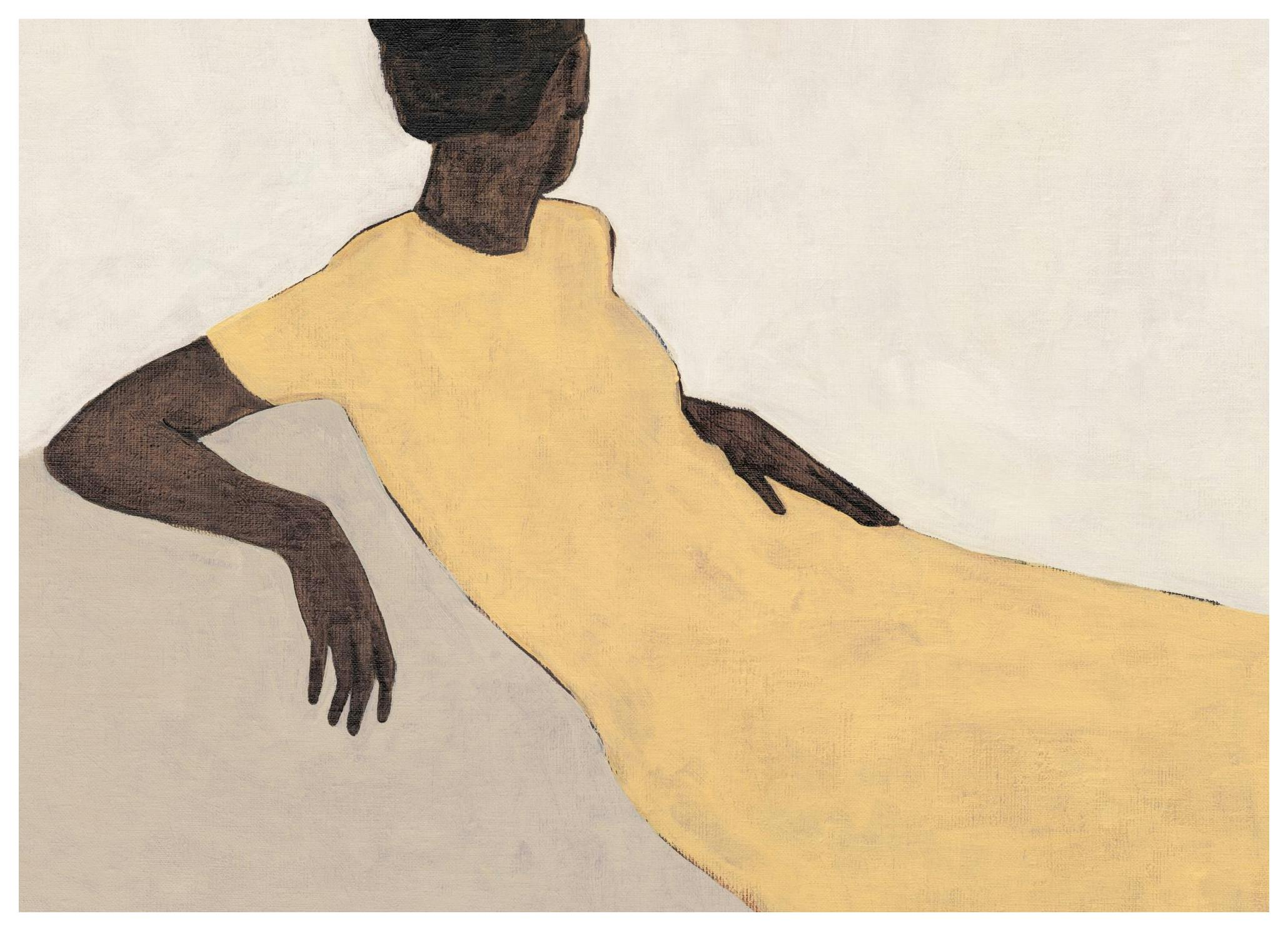 Yellow Dress Print (30x40 cm)