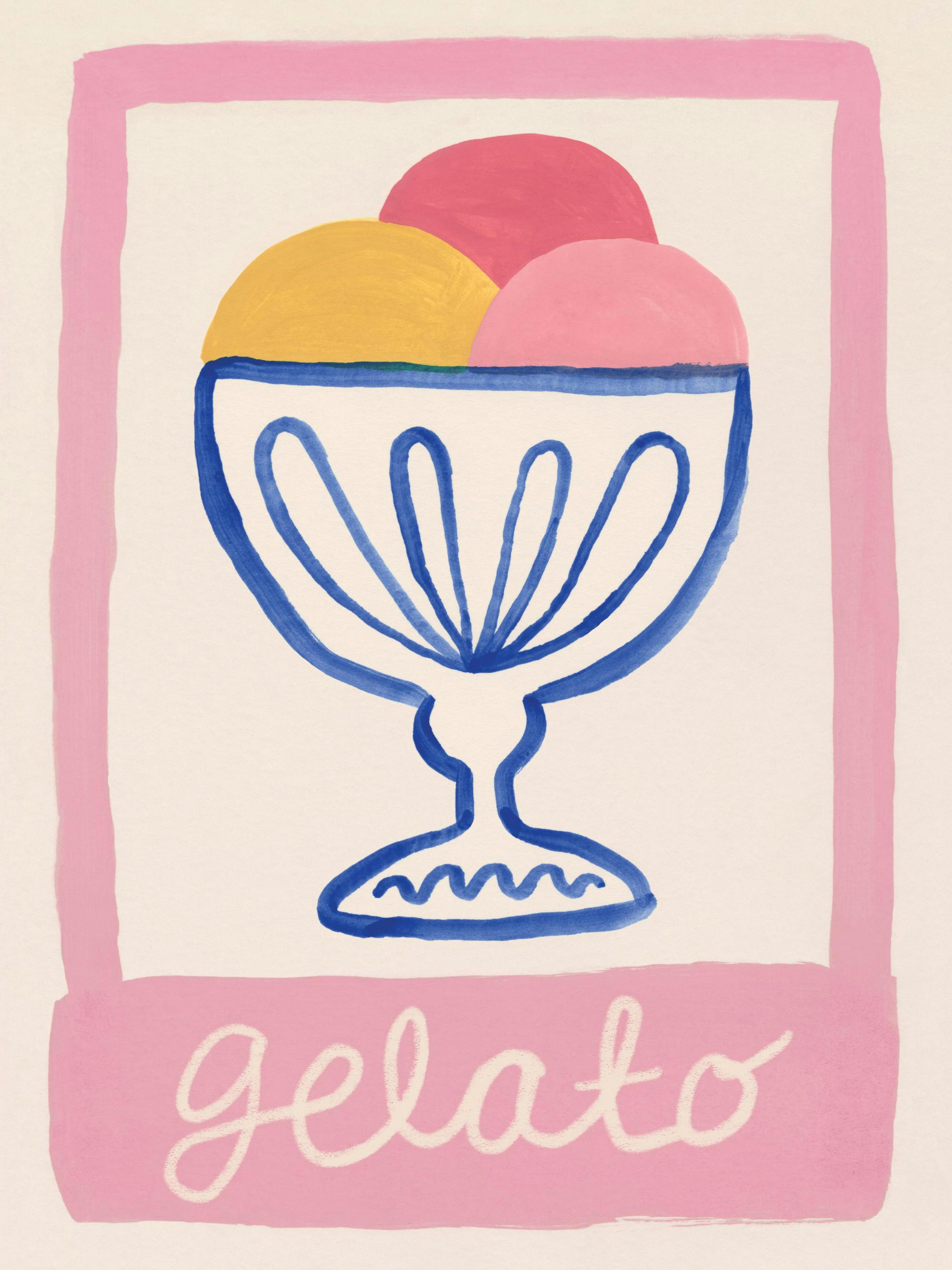 Gelato Affiche