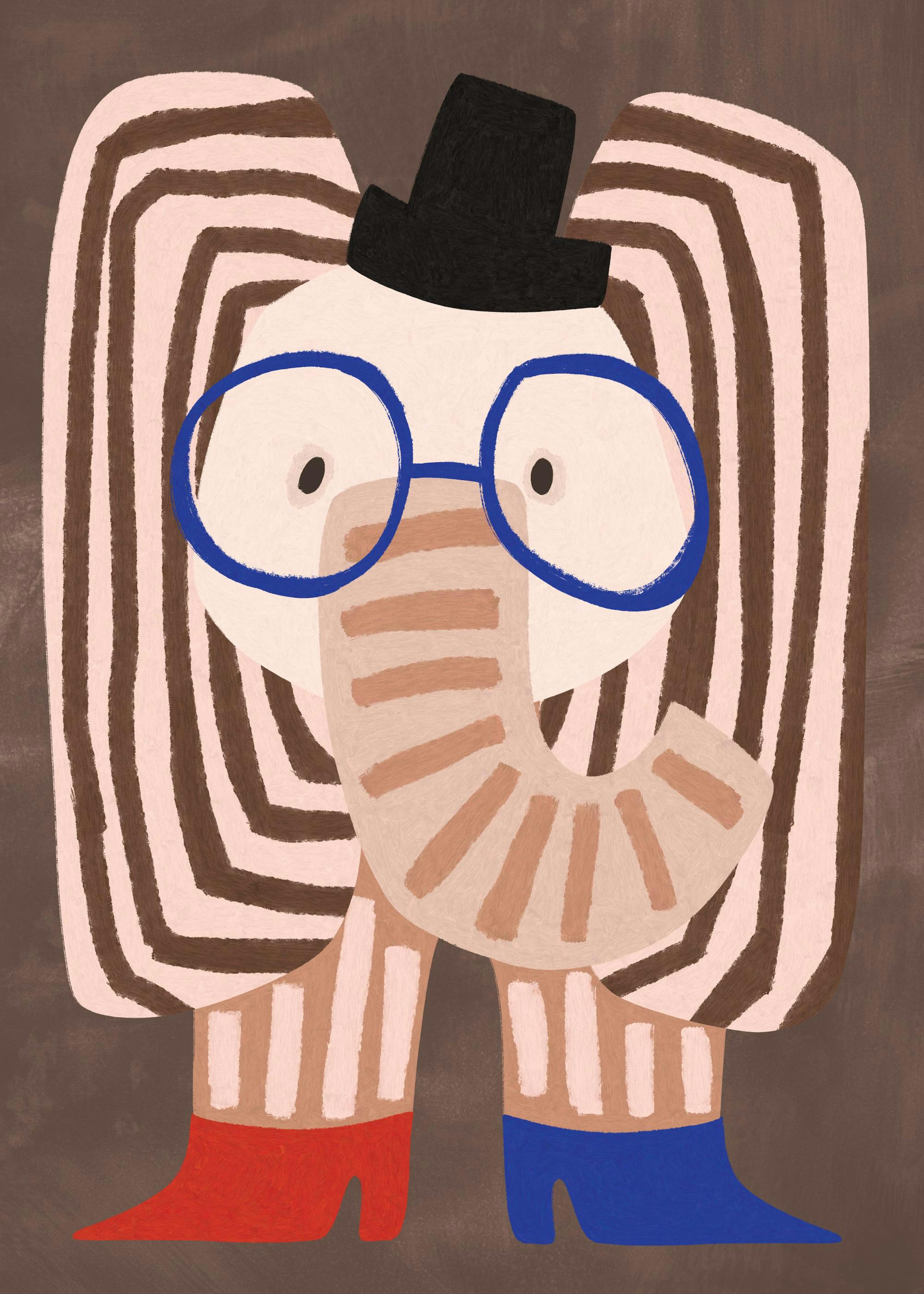 Dapper Elephant Plakat 0