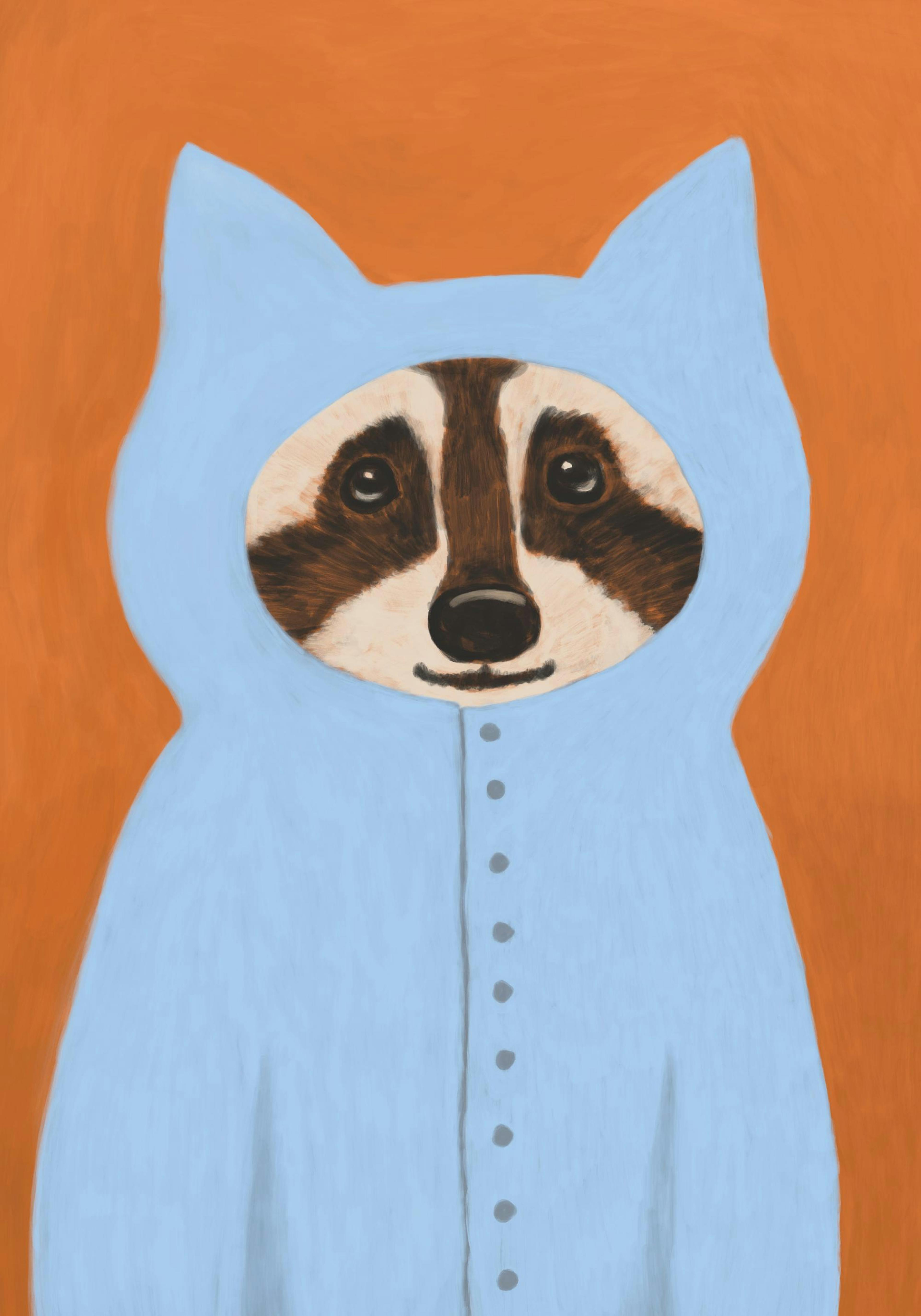 Racoon Print