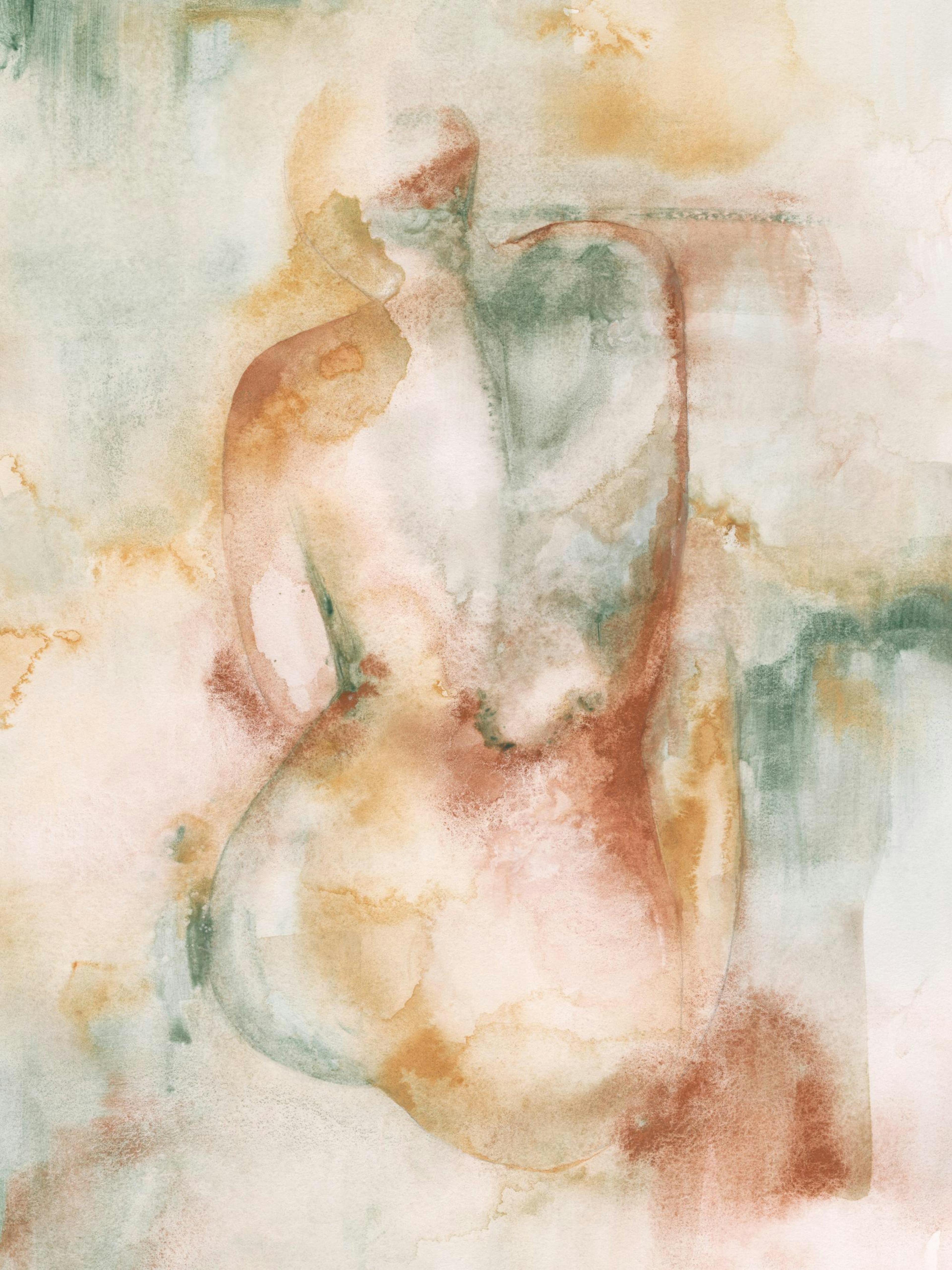 Soft Contours Poster