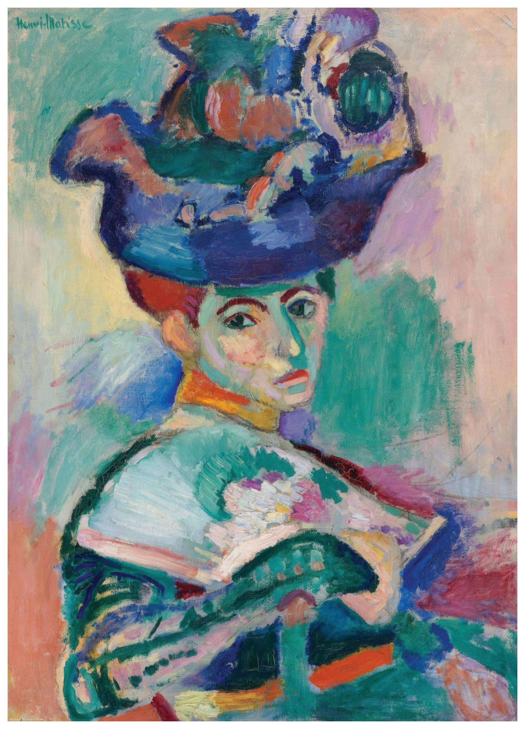 Matisse - Woman with a Hat Print (50x70 cm)