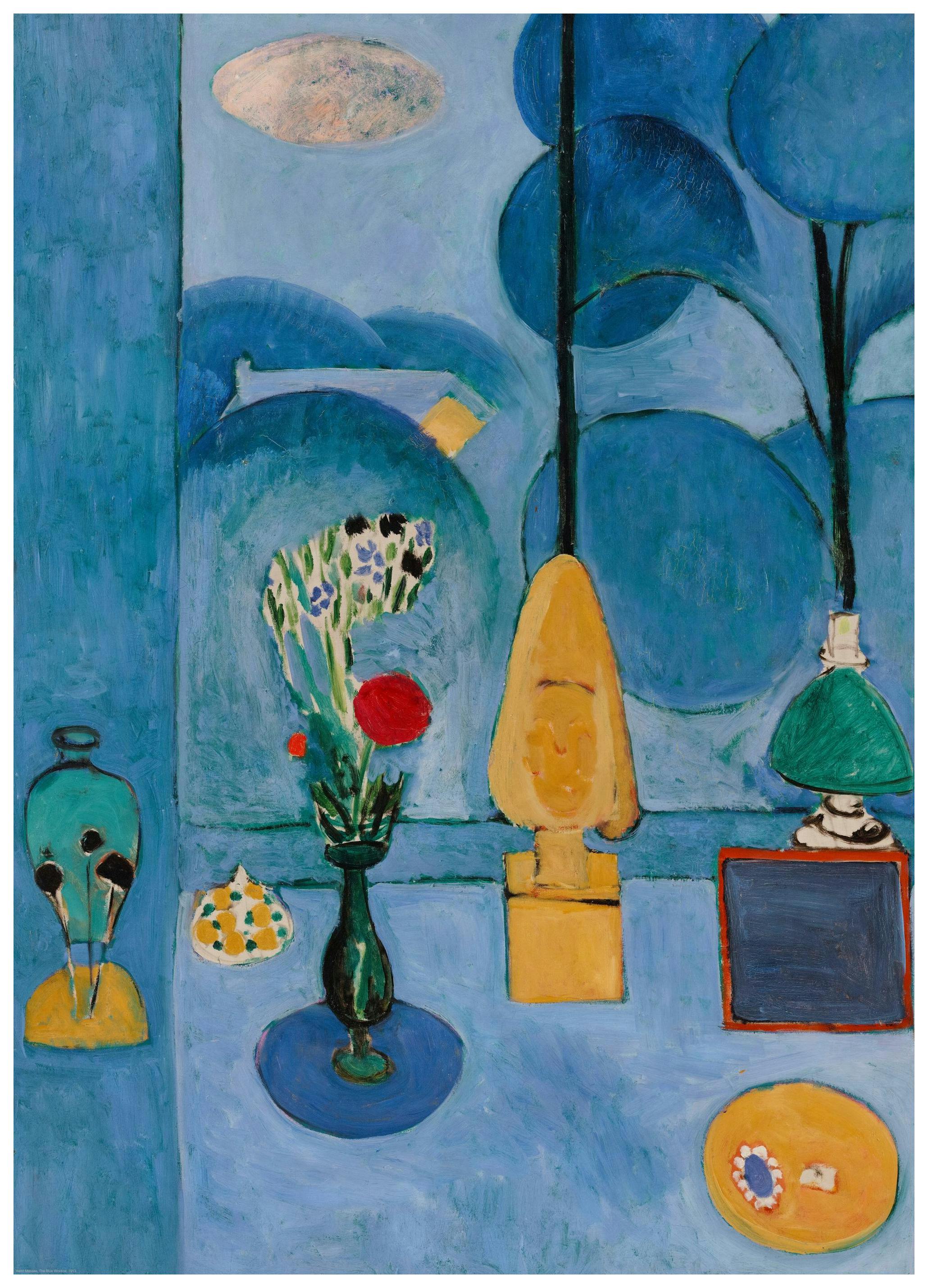 Matisse - The Blue Window Plakat (50x70 cm)- Plakaty w stylu Matisse'a