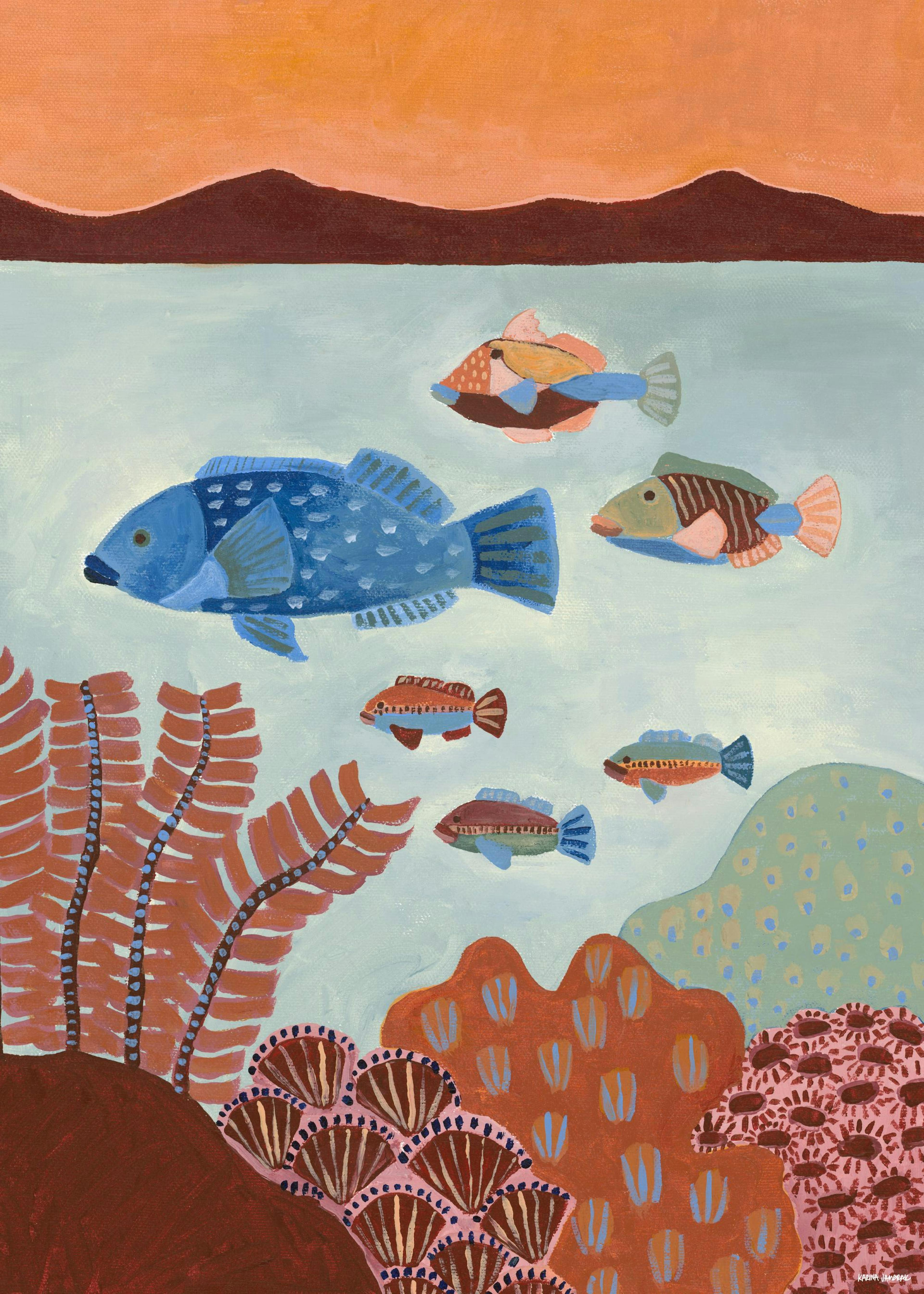 Karina Jambrak - A Swim in the Ocean Print 0
