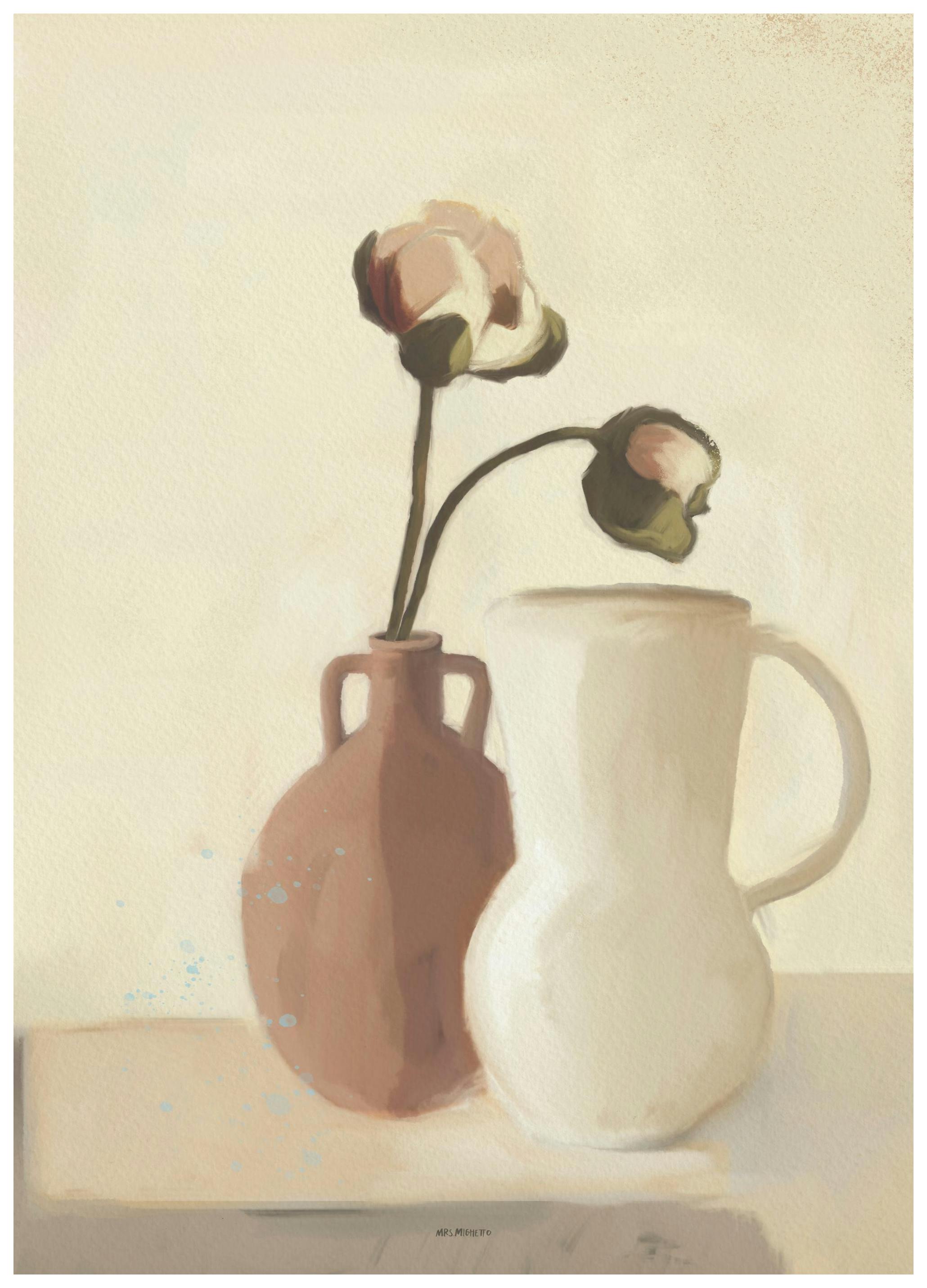 Mrs Mighetto - Whispering Bloom Print (30x40 cm)