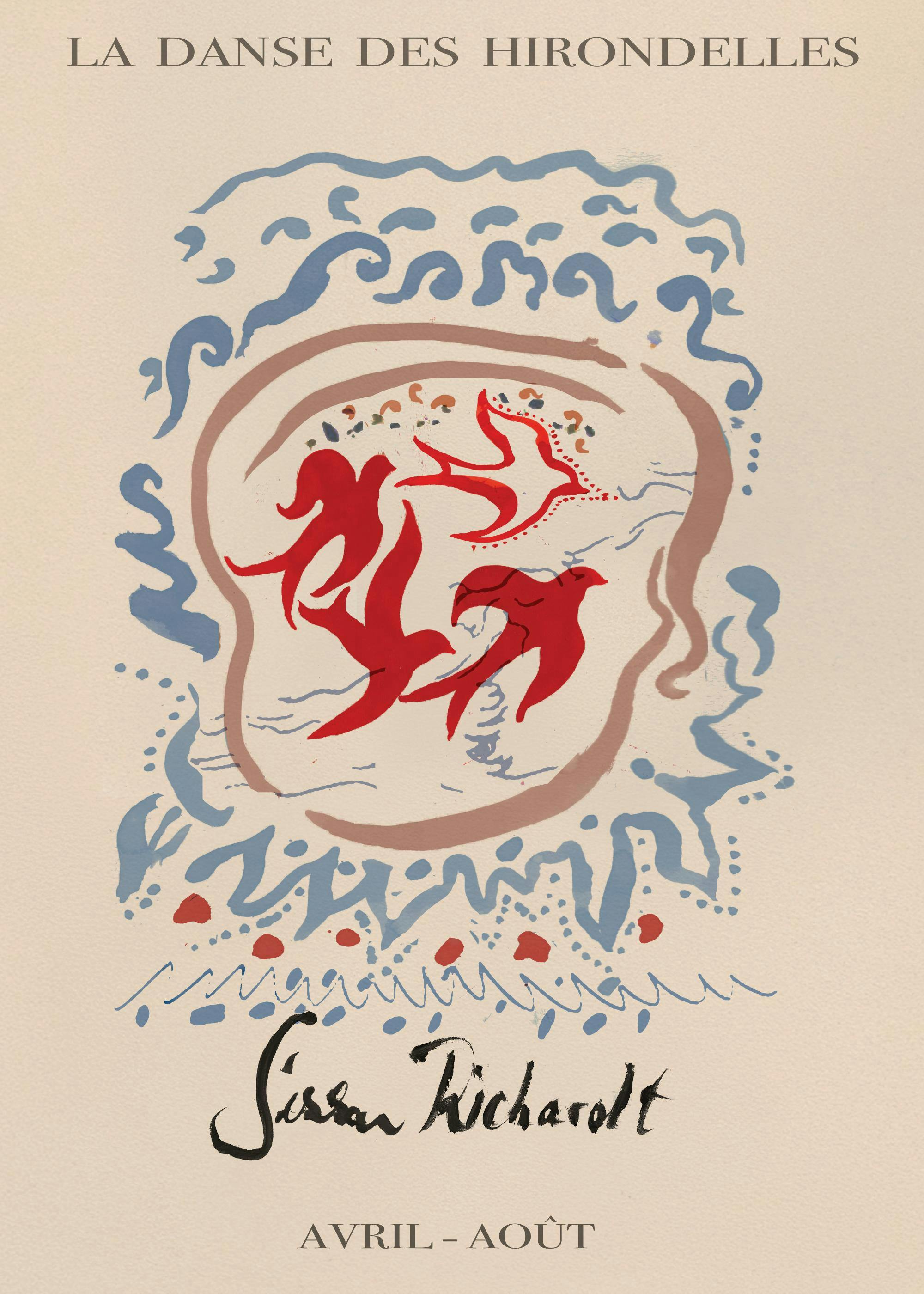 Sissan Richardt - Hirondelles Plakat 0