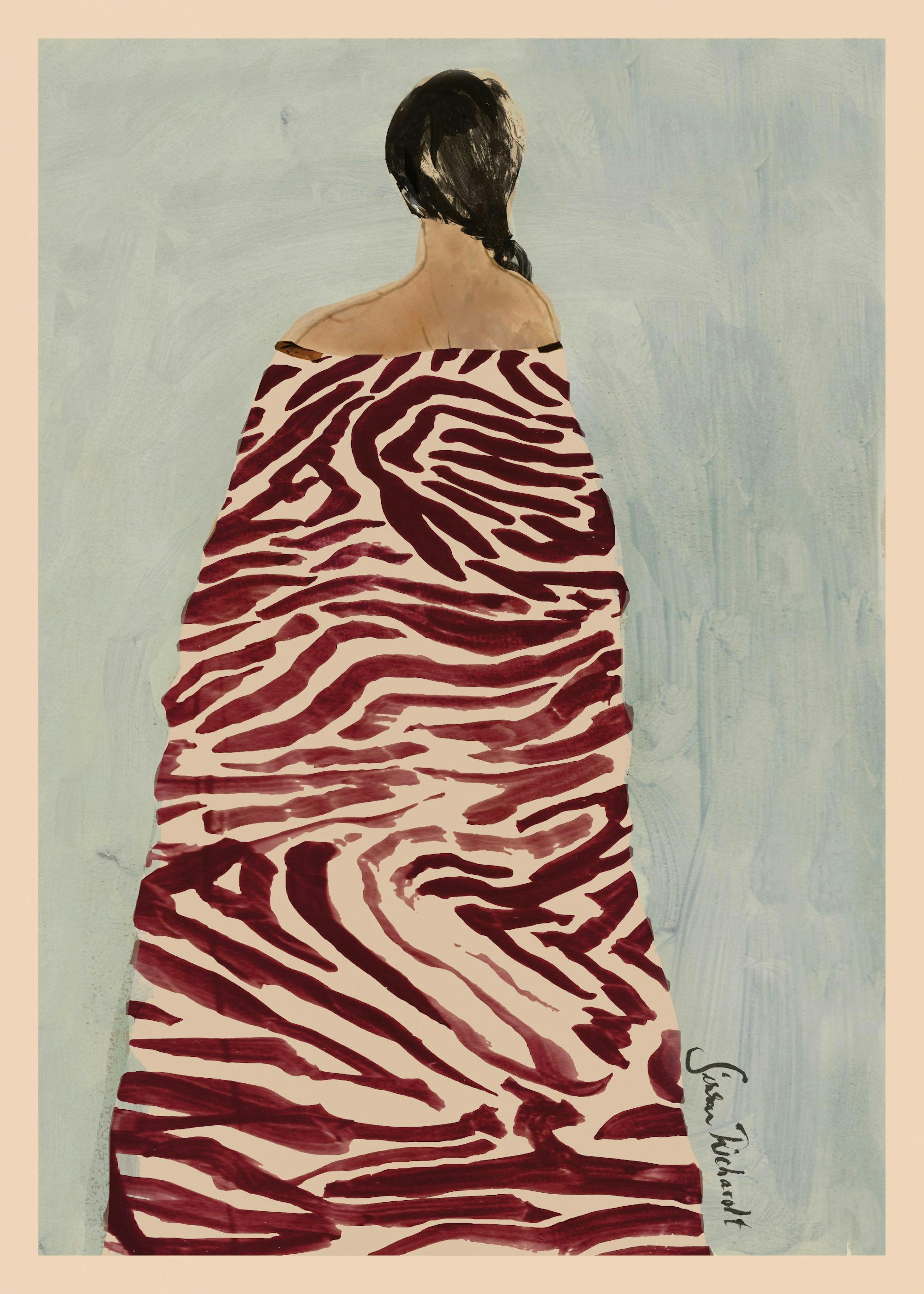 Sissan Richardt - Zebra Robe Print 0