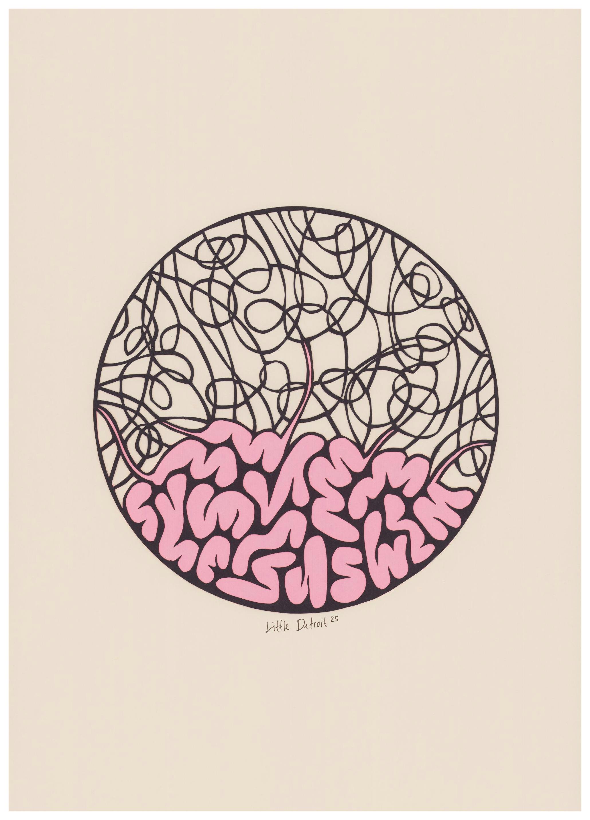 Little Detroit - The Tangled Mind Print (50x70 cm)