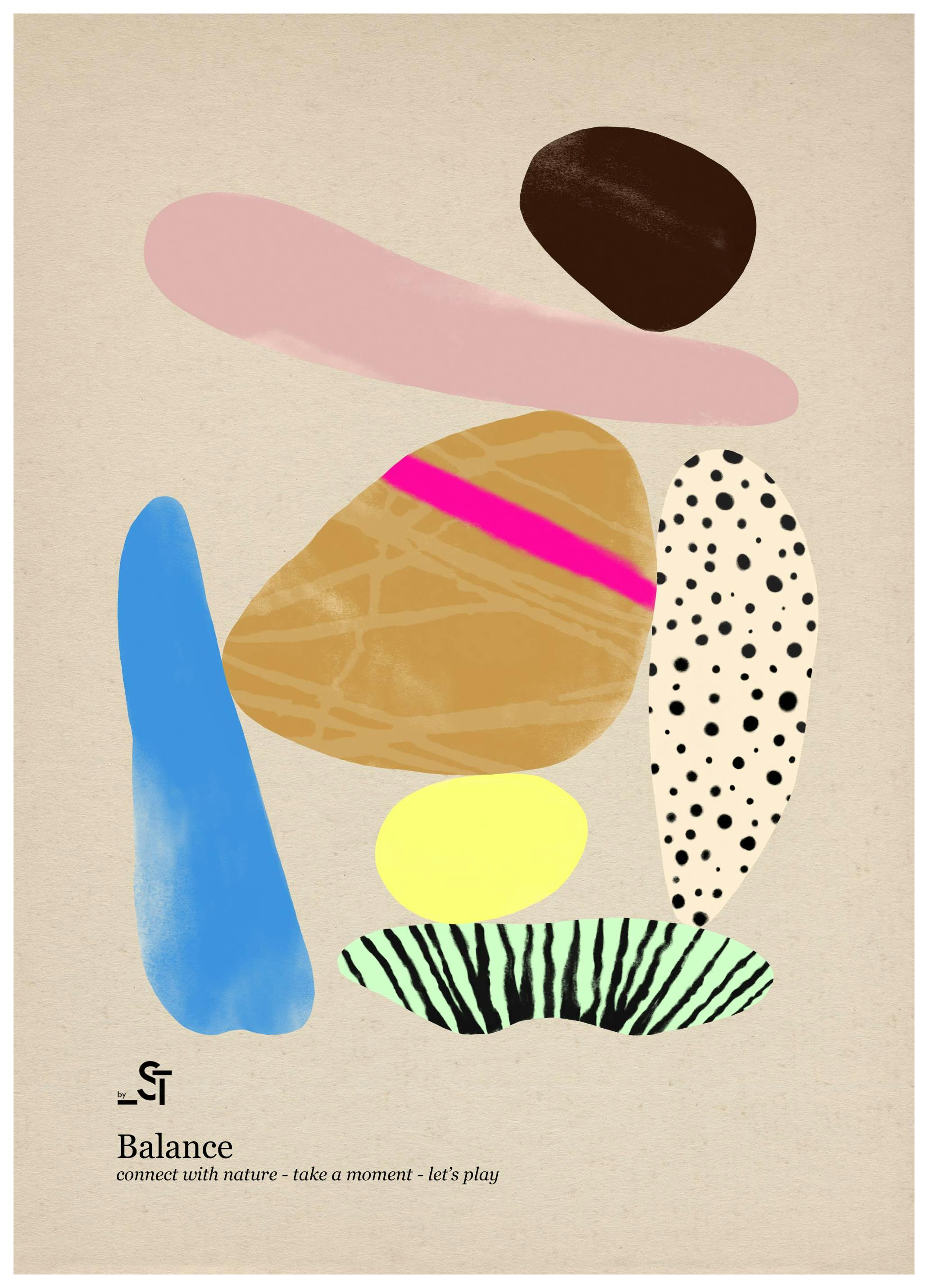 Sylvia Takken - Balance Print (30x40 cm)