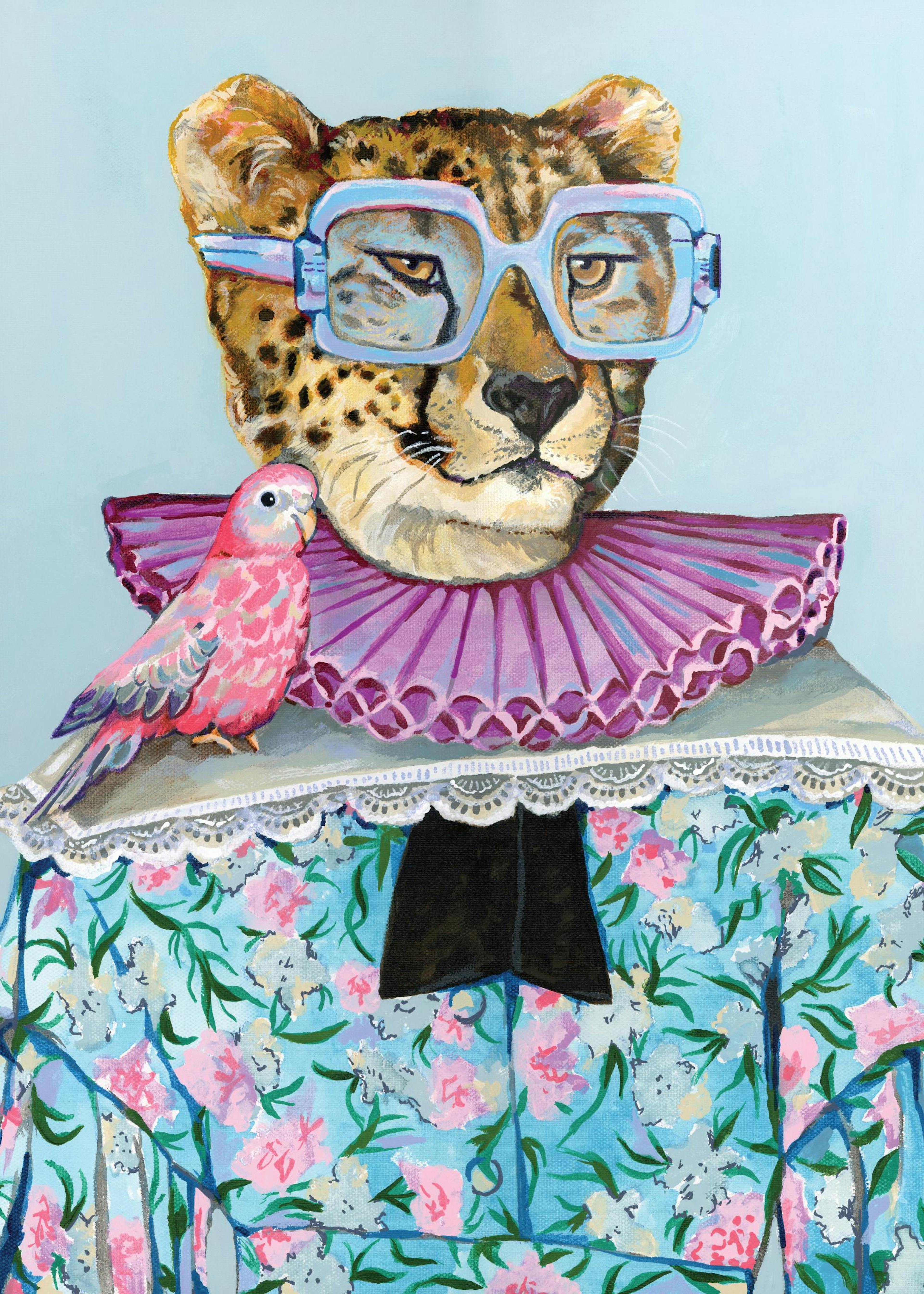 Heather Perry - Cheetah Painting Poster 0
