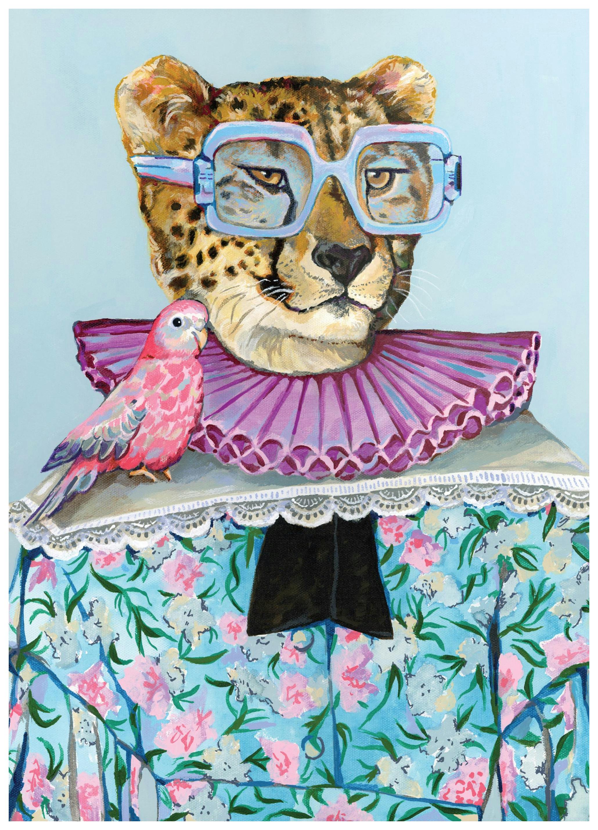 Heather Perry - Cheetah Painting Plakat (50x70 cm)